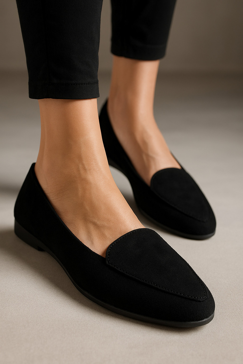 Image of TOSHINA SHOES KING Bellies Slip On For Women (Black , 8)