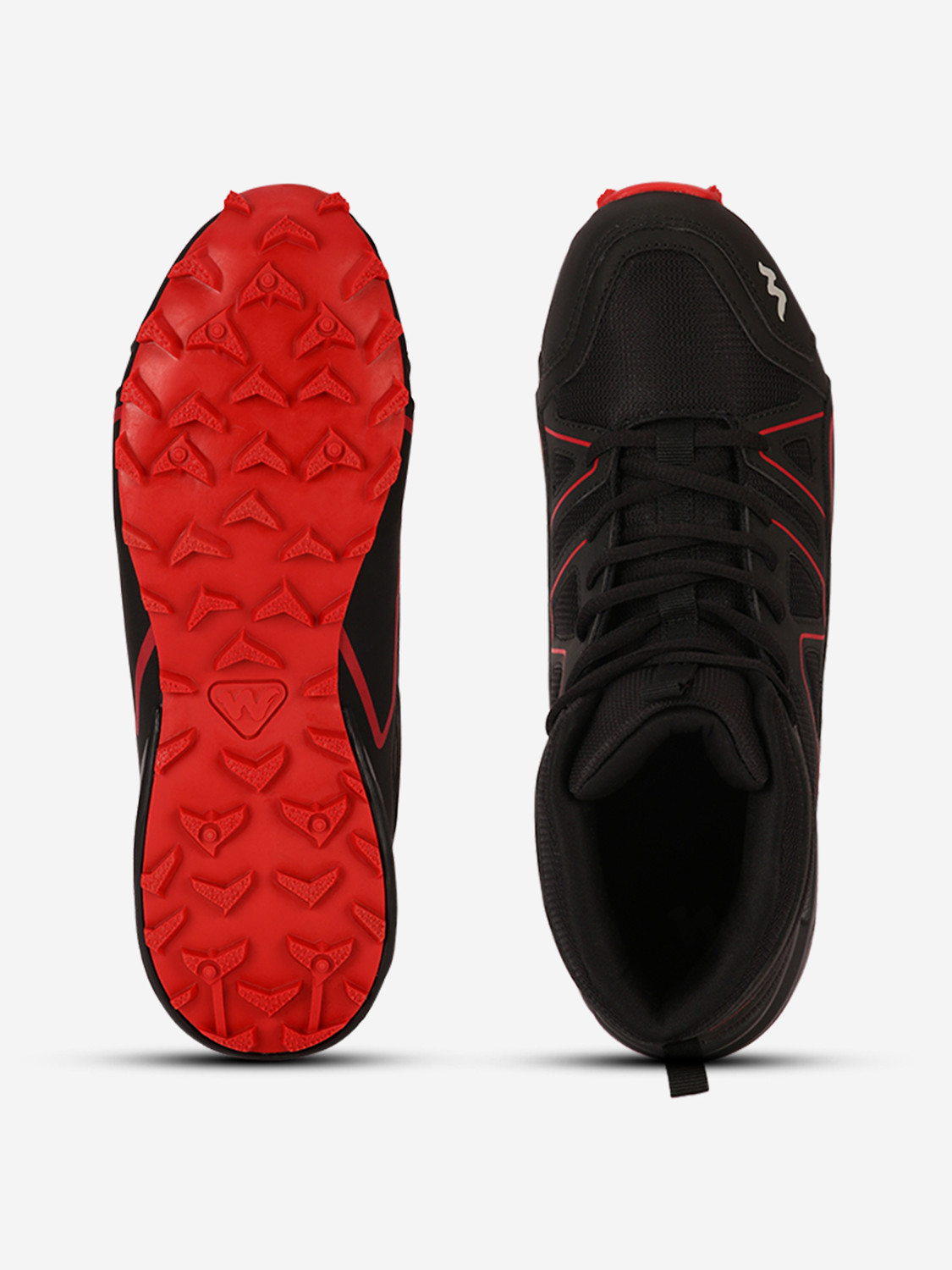 Wildcraft Magellan Hiking & Trekking Shoes For Men (Black, Red) Price