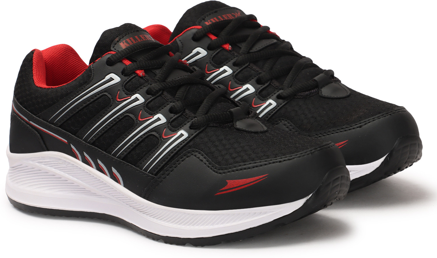 Image of KILLER K-OXIFIT Black Red Running Shoes For Men