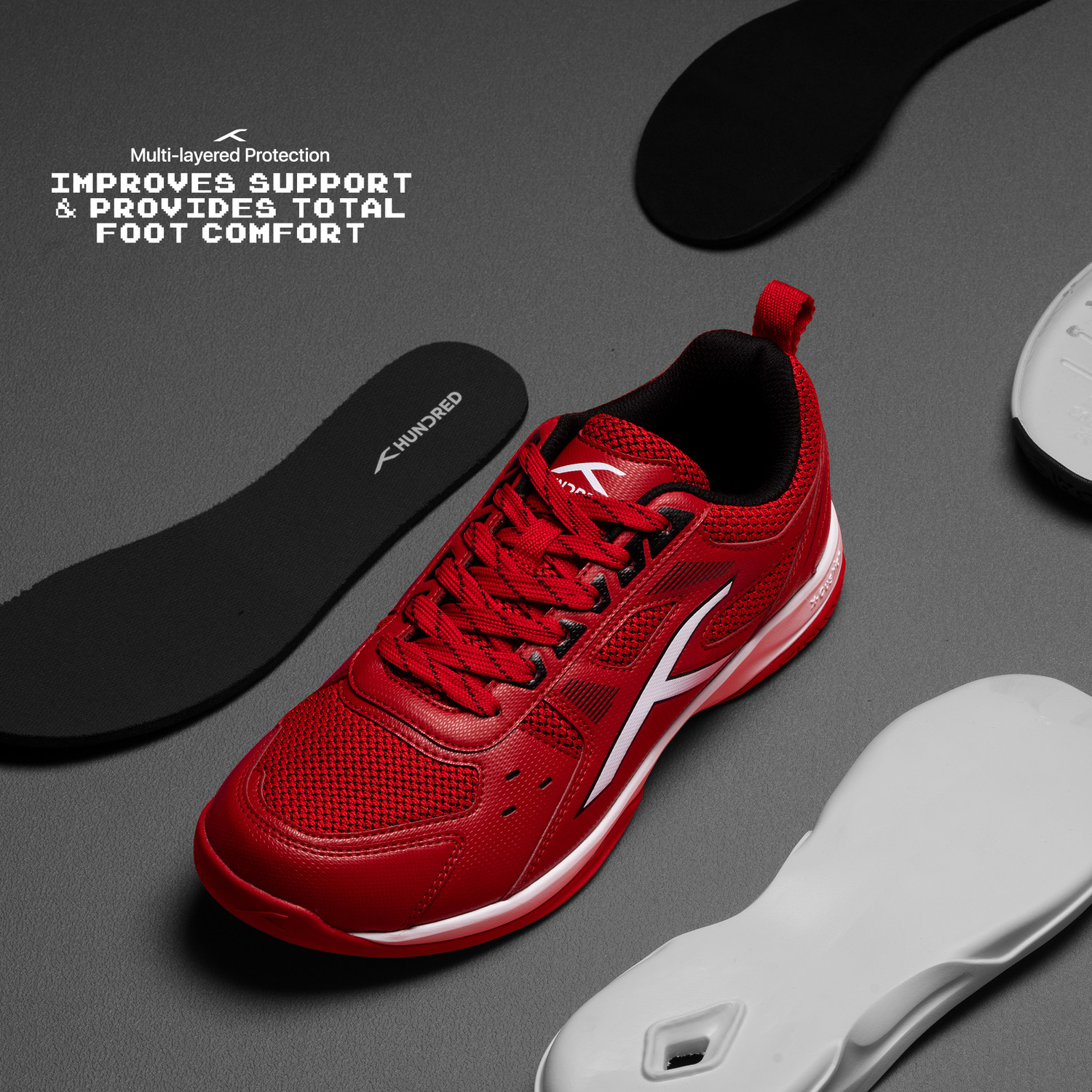Image of Hundred Raze Badminton Shoes For Men