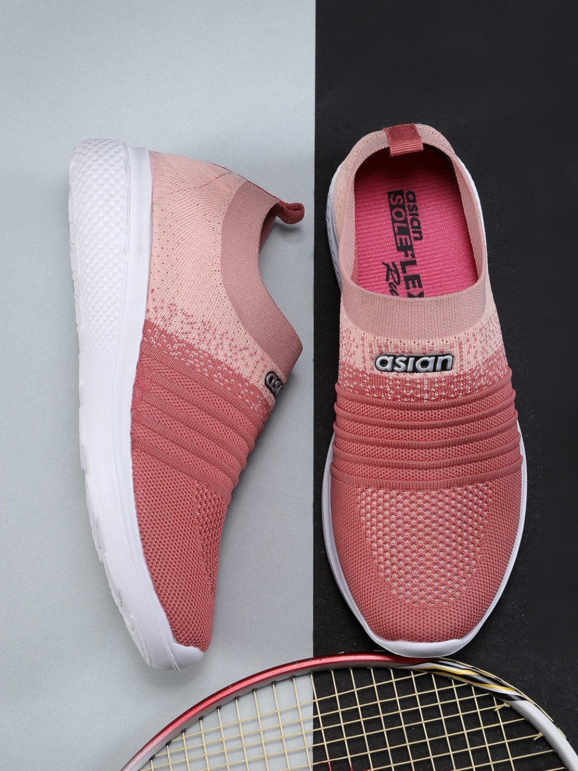 asian Elasto-02 sports shoes for women | Running shoes for girls stylish  latest design new fashion |casual sneakers for ladies | Lace up Lightweight