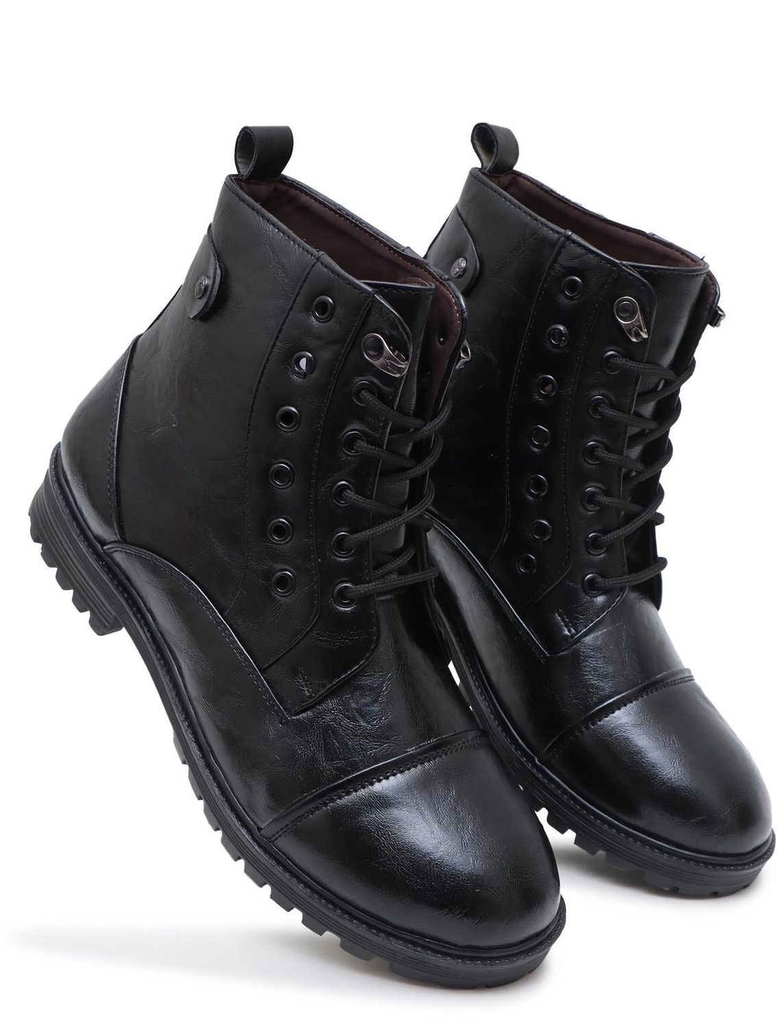 Image of GUYSKALER Miraga - Tan T.P.R Sole | Premium Leather Boots Party Wear For Men (Tan , 6)