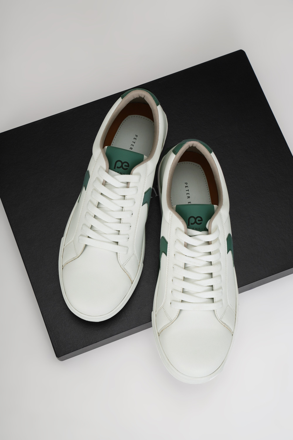Peter england sale white shoes