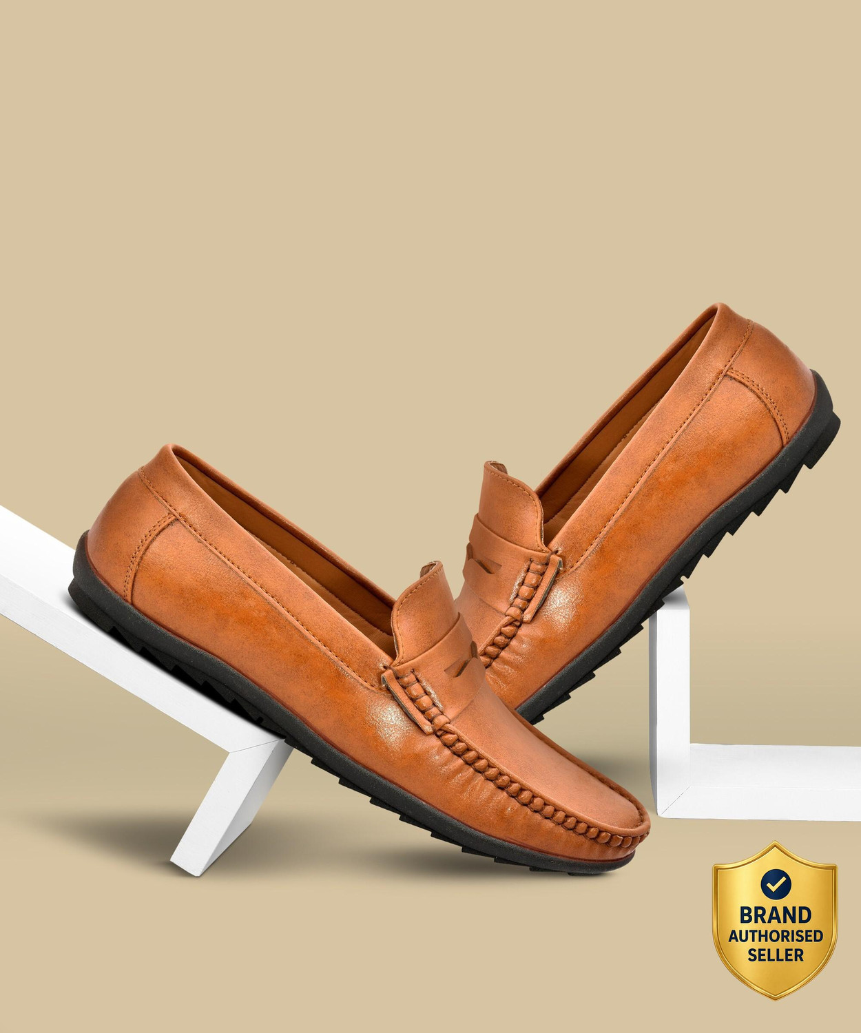 Loafers For Men  (Brown)