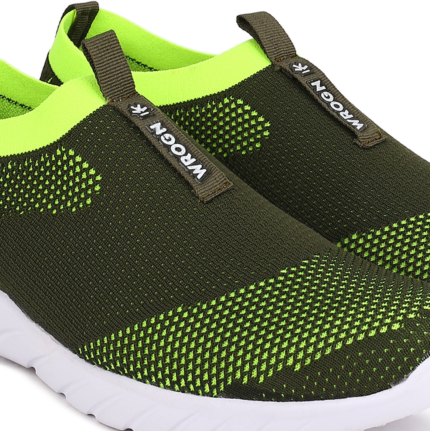 WROGN Slip On Sneakers For Men Olive Price History