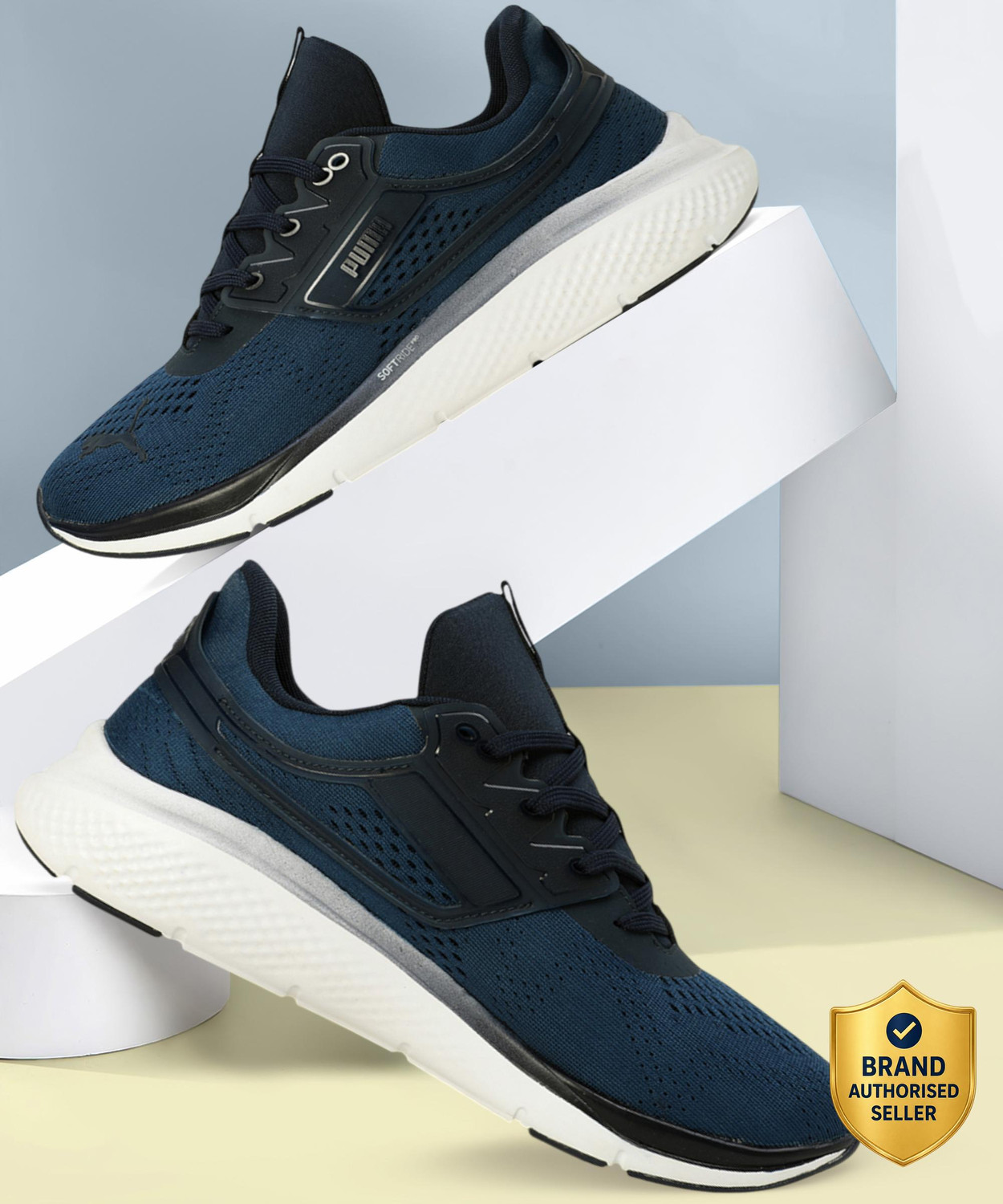 Image of PUMA Walter Running Shoes For Men (Blue , 10.5)