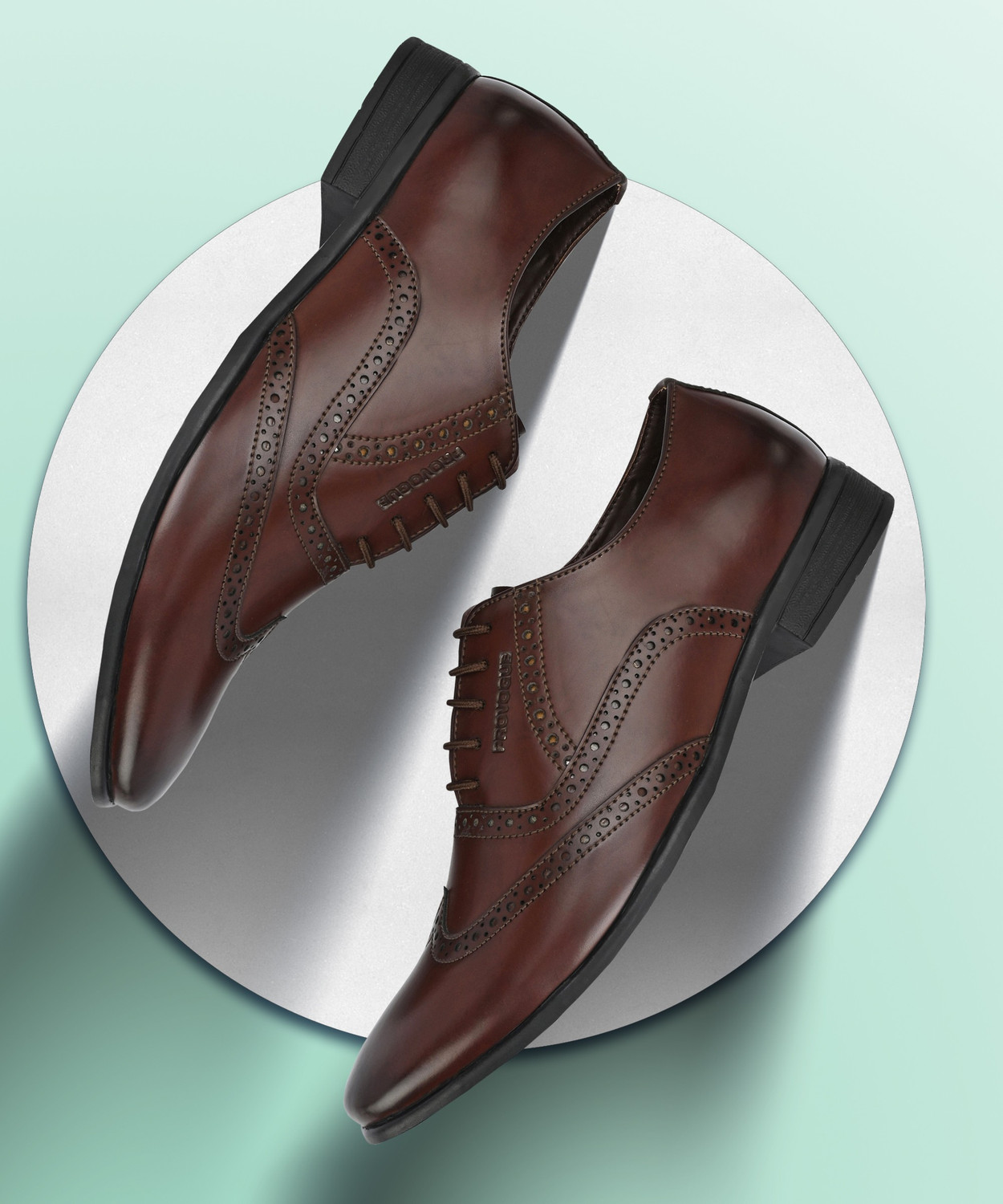 Provogue mens formal gedruckte shoes