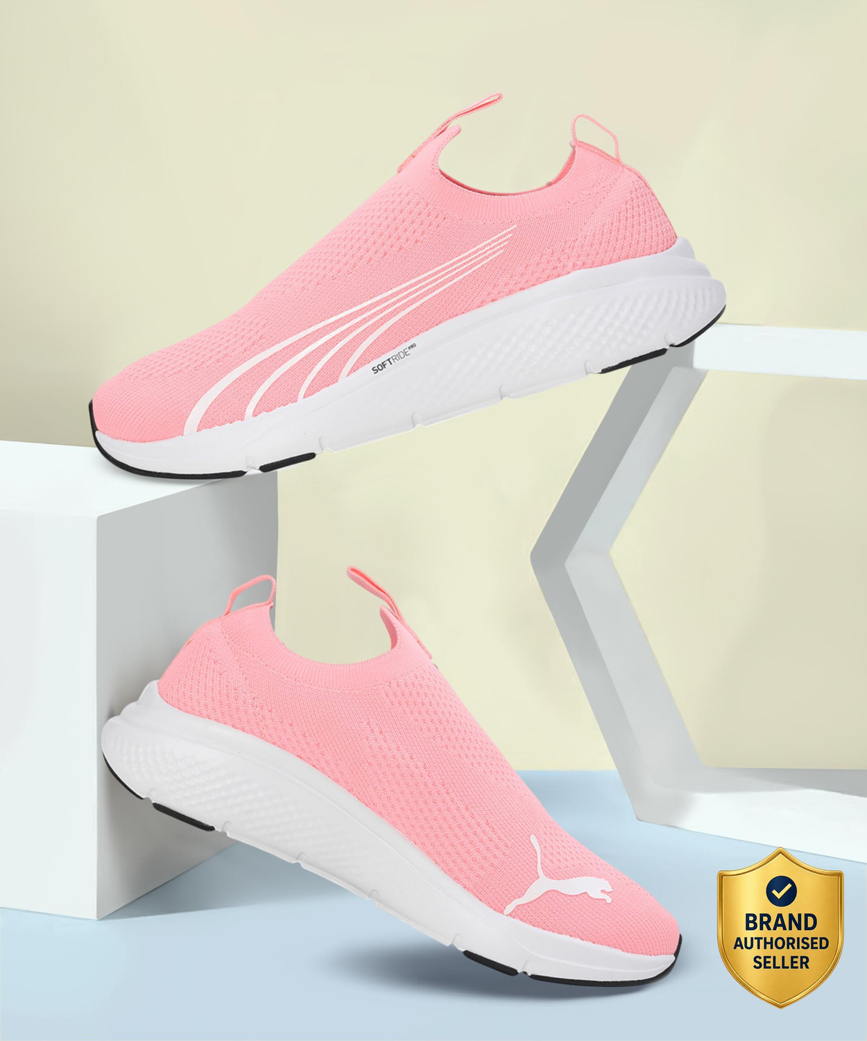 Image of PUMA Magnify NITRO 2 Running Shoes For Women (Red , 4)