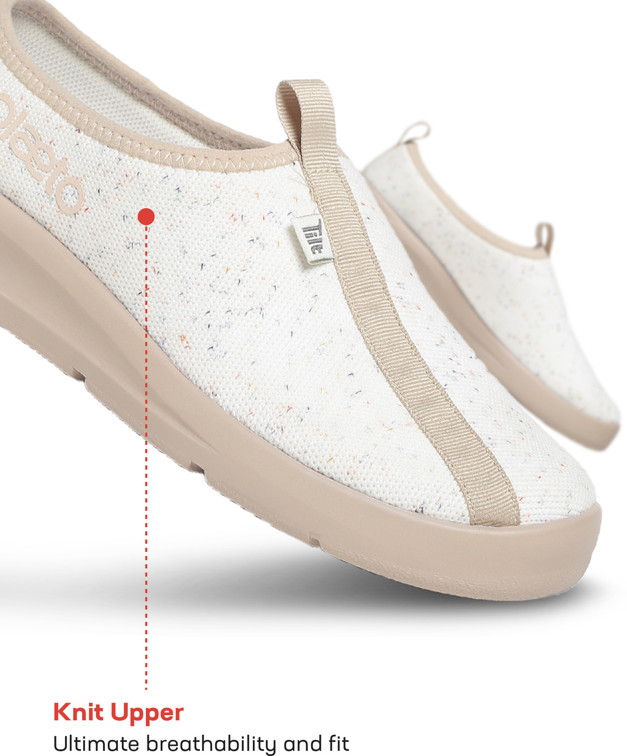 Image of Plaeto EZPlay Premium Walking Shoes | Comfortable Lightweight Slip On Sneakers For Women (Beige , 3)