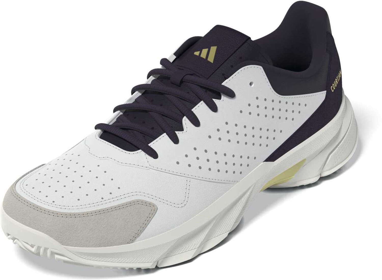 Image of ADIDAS CourtJam Control 3 Premium Tennis Shoes For Men (White , 6)