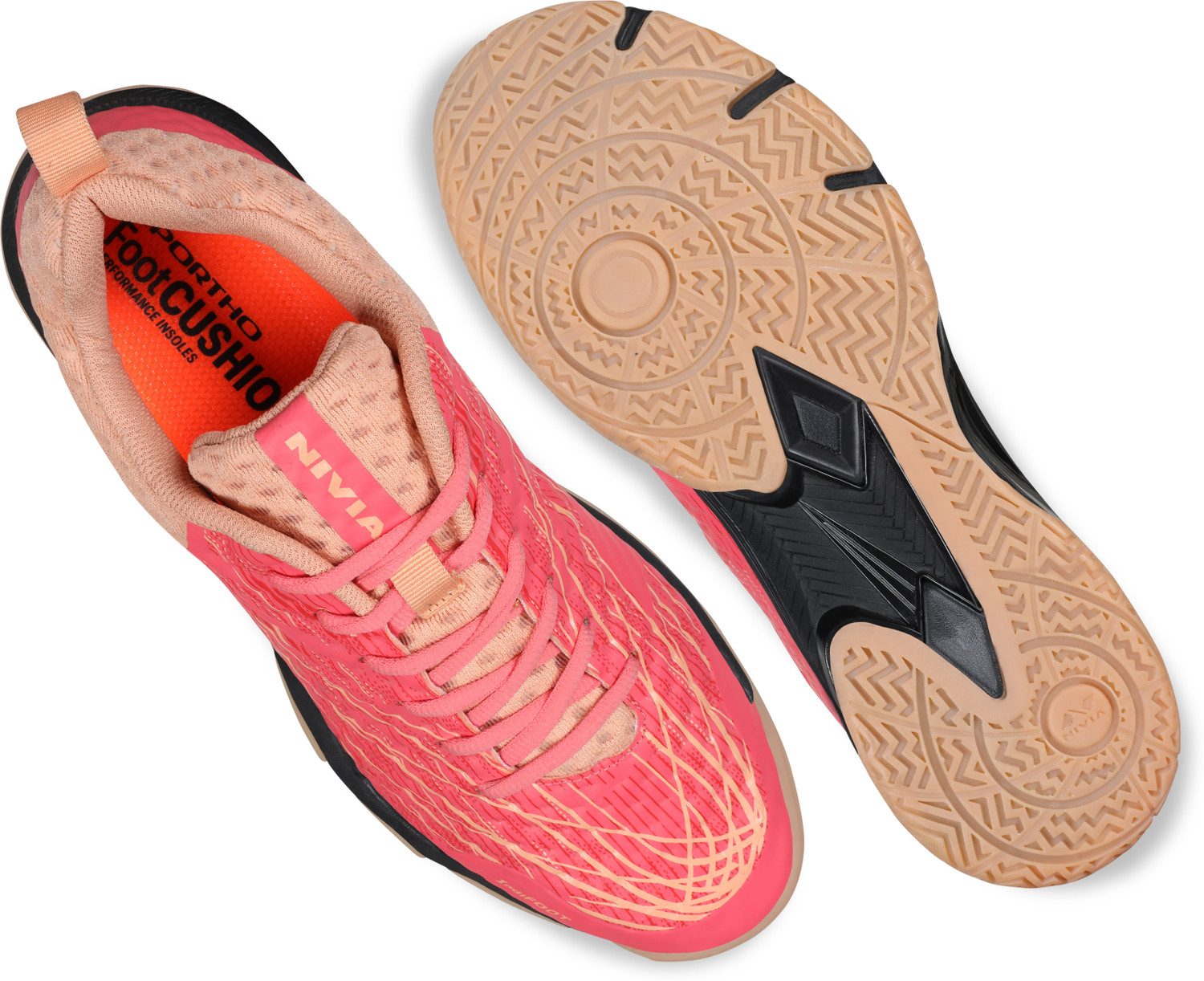 Image of NIVIA Powerstrike 3.0 Badminton Shoes For Men (Multicolor)