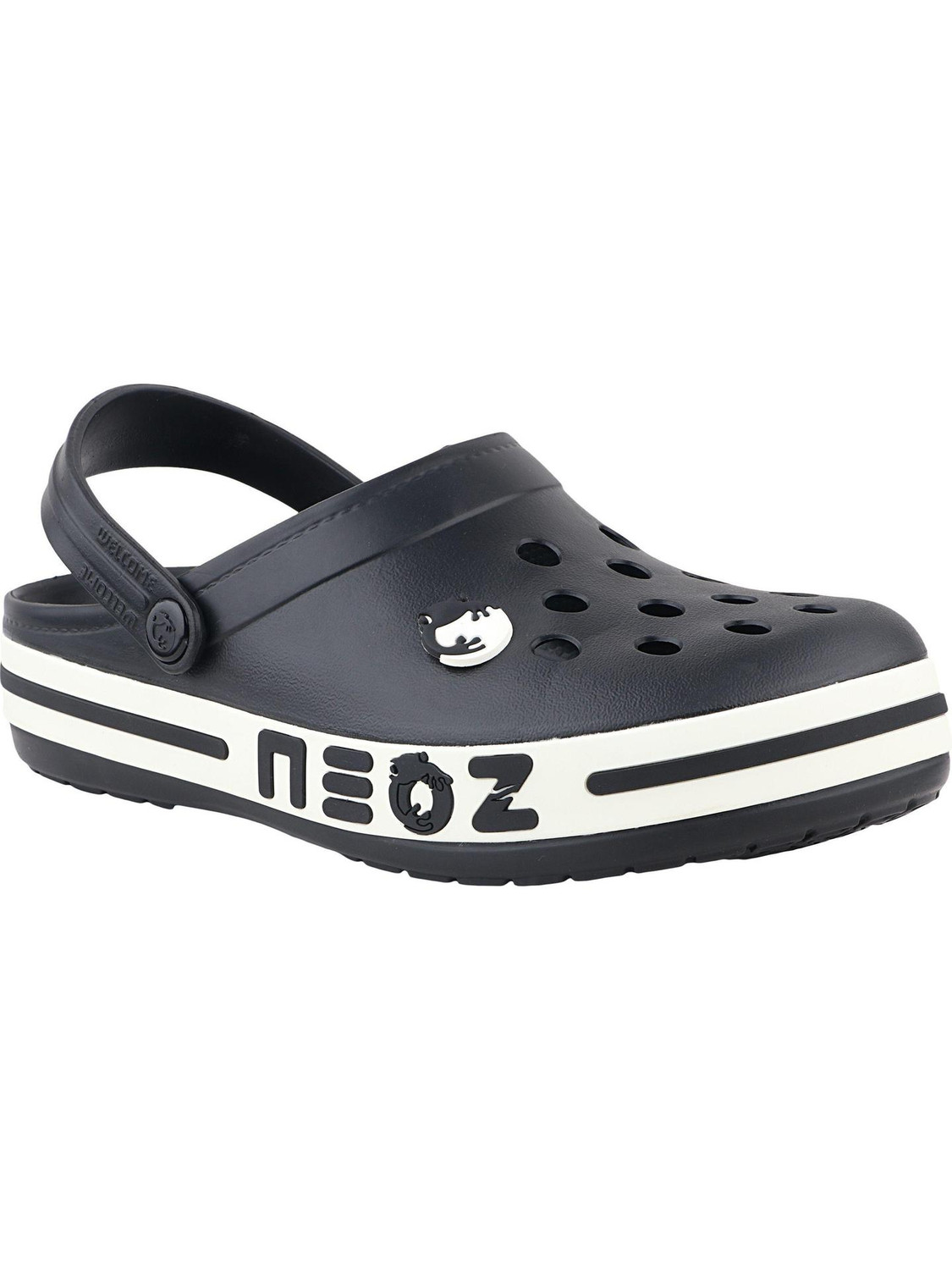 Image of HRX by Hrithik Roshan Men Clogs Sandal (Black , 6)