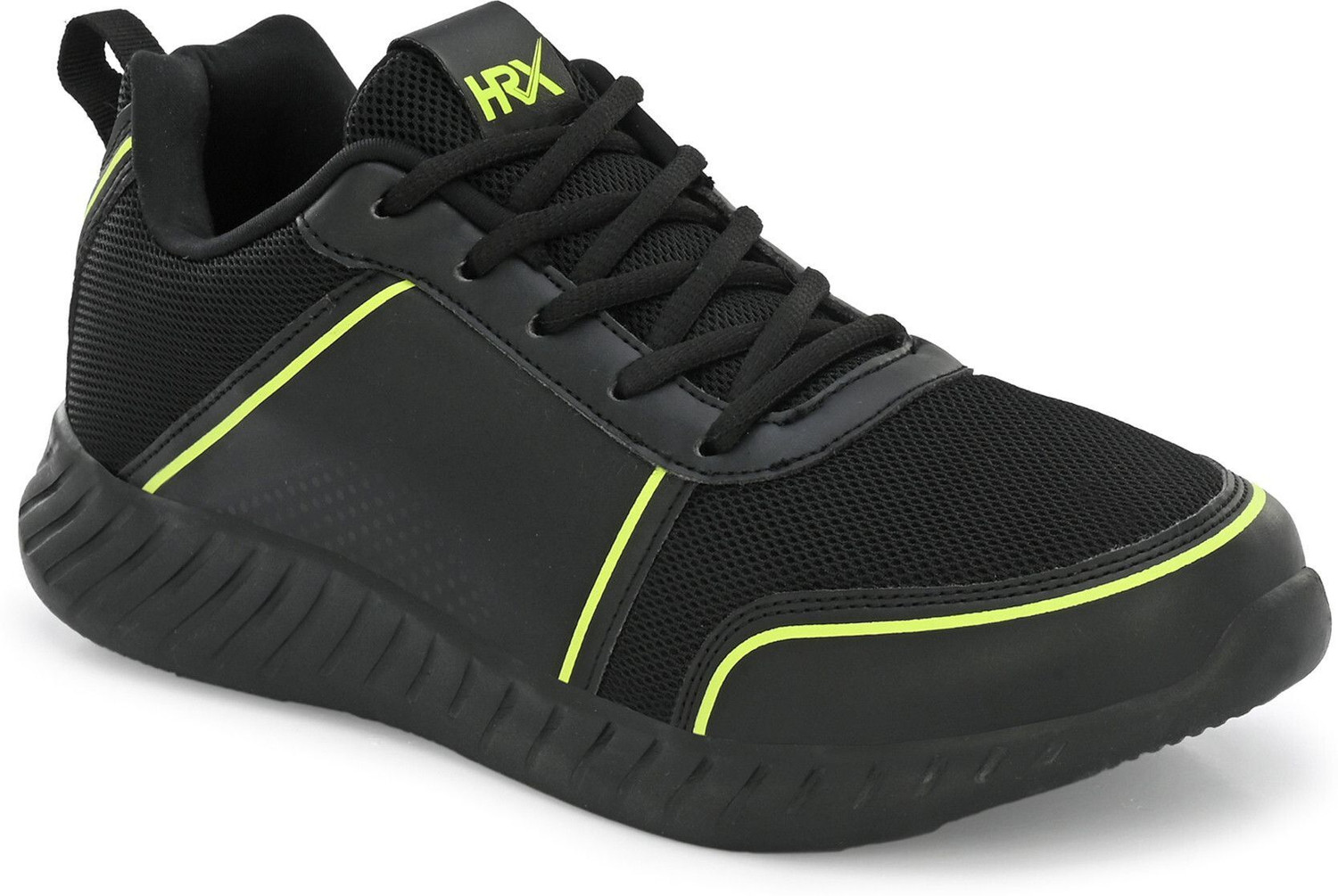 Image of HRX by Hrithik Roshan HRX-044 01 Running Shoes For Men (Black , 7)