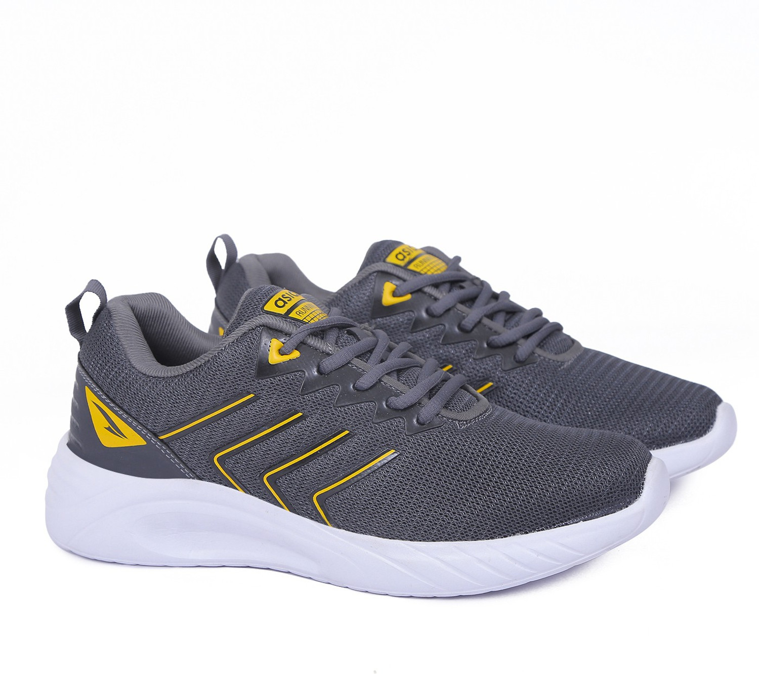 asian Plasma 05 Grey Sports Walking Casual Running Shoes For Men