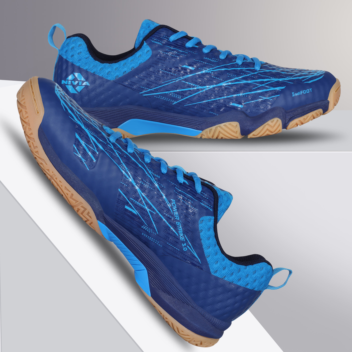 Image of NIVIA Powerstrike 3.0 Badminton Shoes For Men