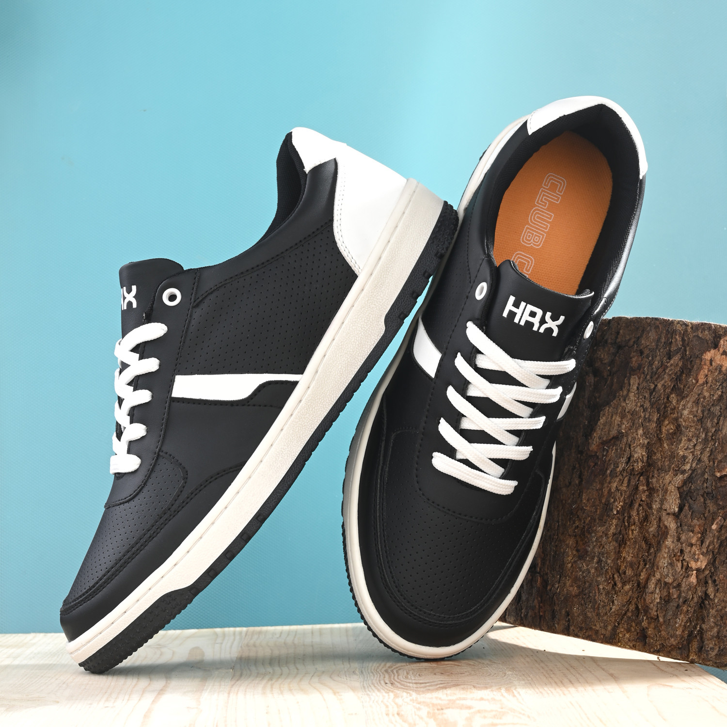 Hrx by hrithik roshan men black sneakers store