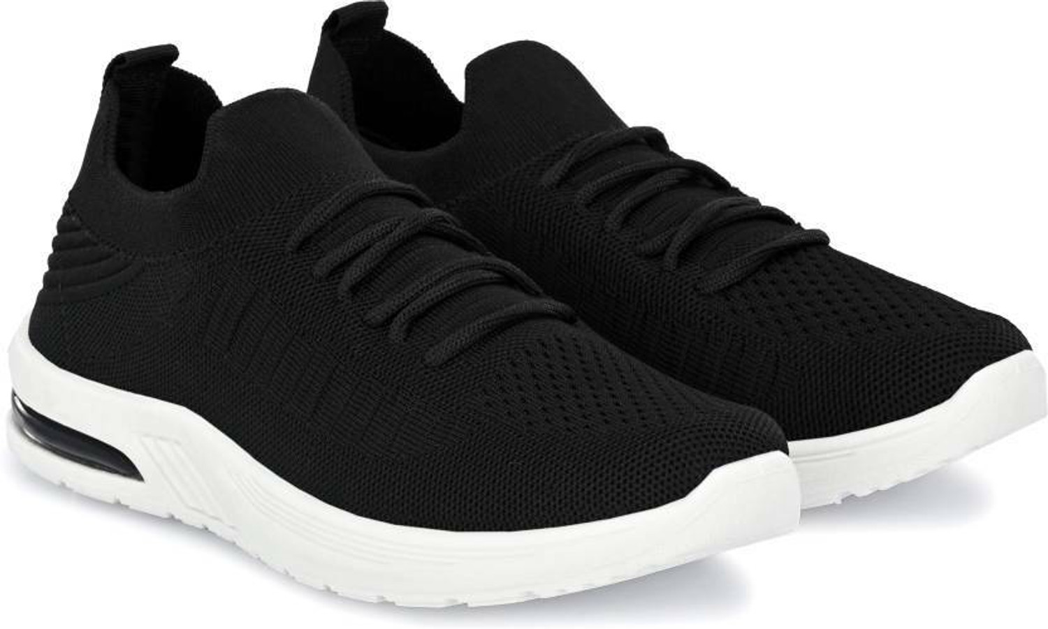 Image of Deals4you Sneakers For Women (White, Black , 3)