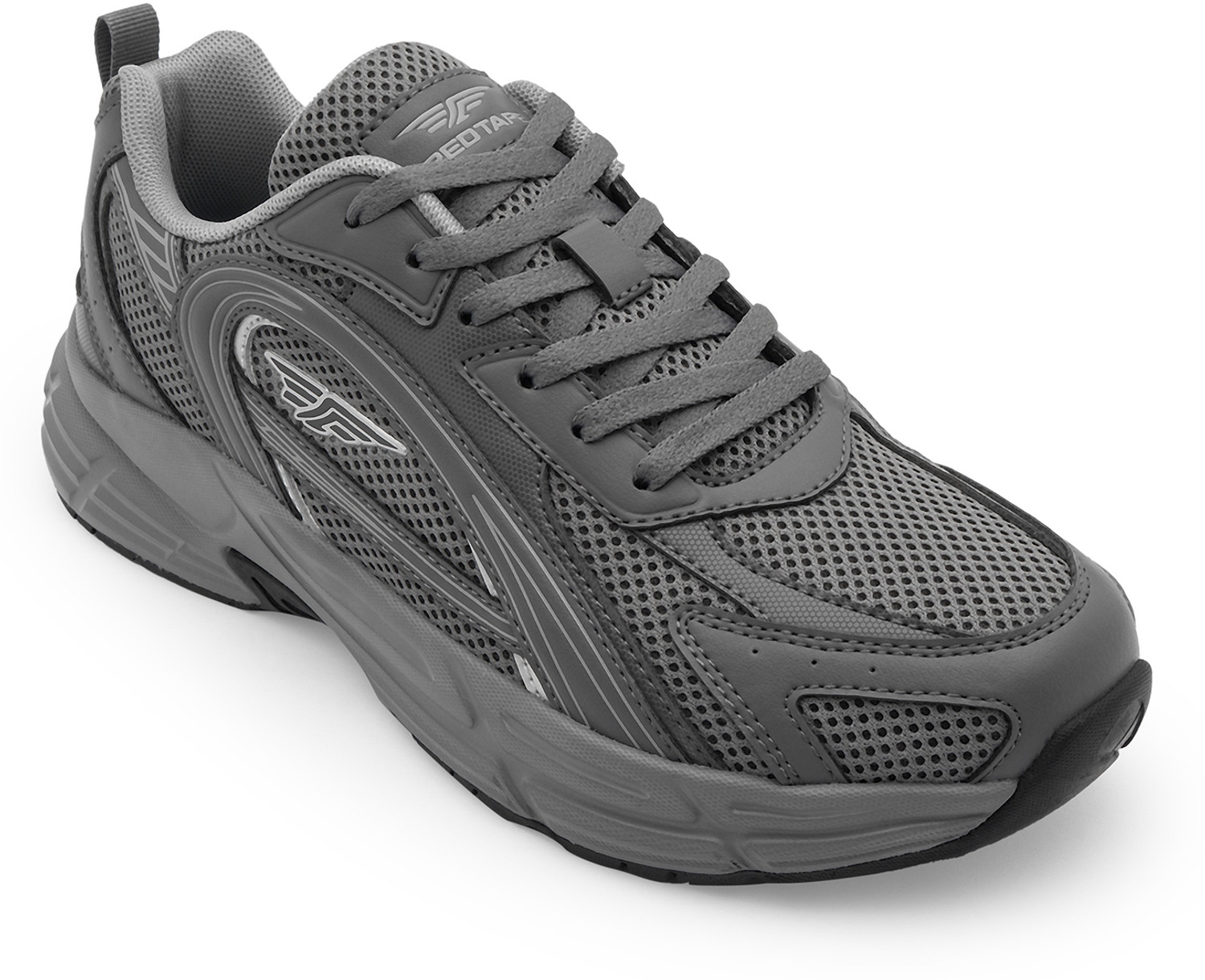 Image of RED TAPE Lifestyle Sneakers Shoes for Men | Rounded Front, Soothing Insole Sneakers For Men (Grey, White, 7)