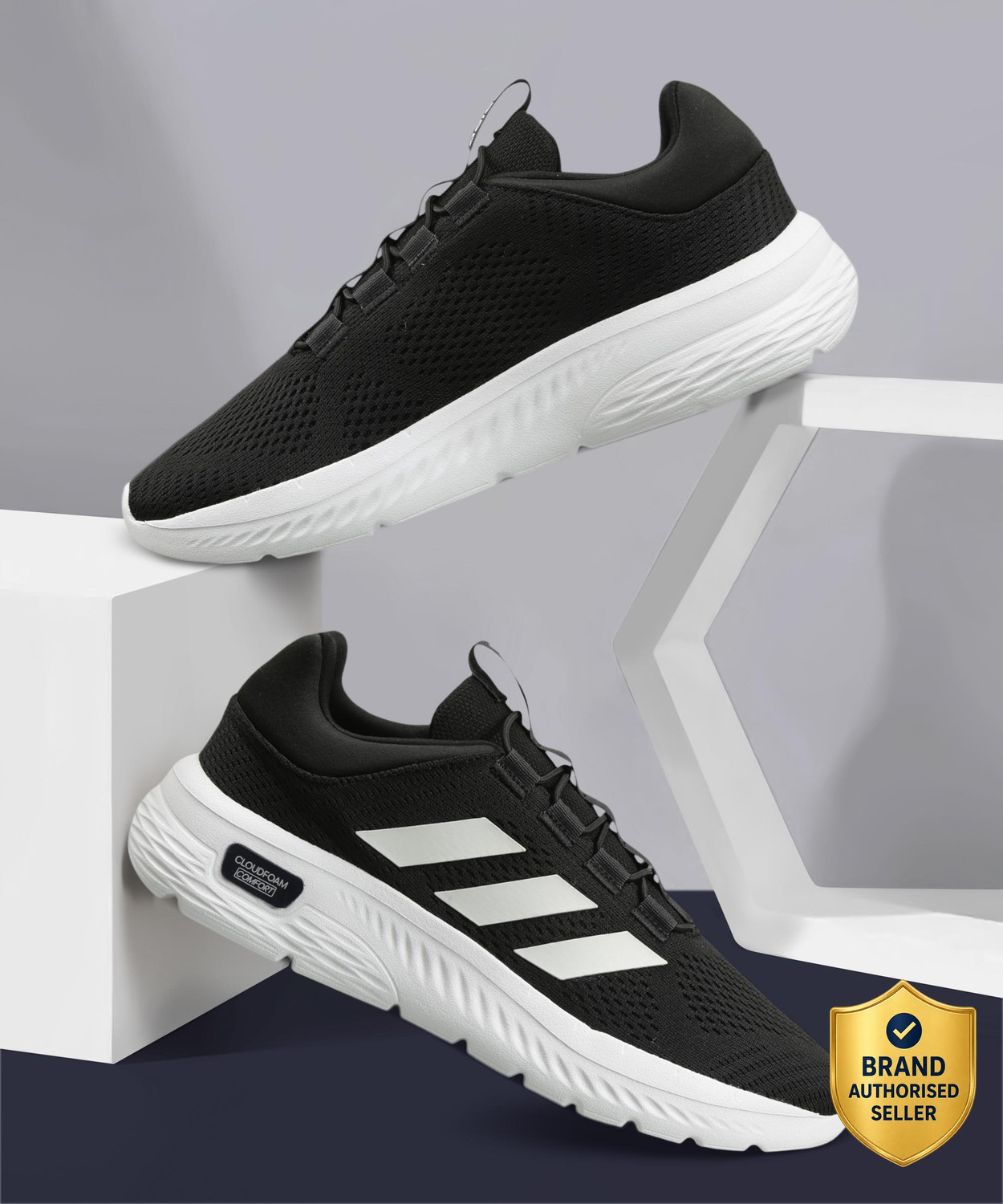 ADIDAS Cloudfoam Comfy El Walking Shoes For Men