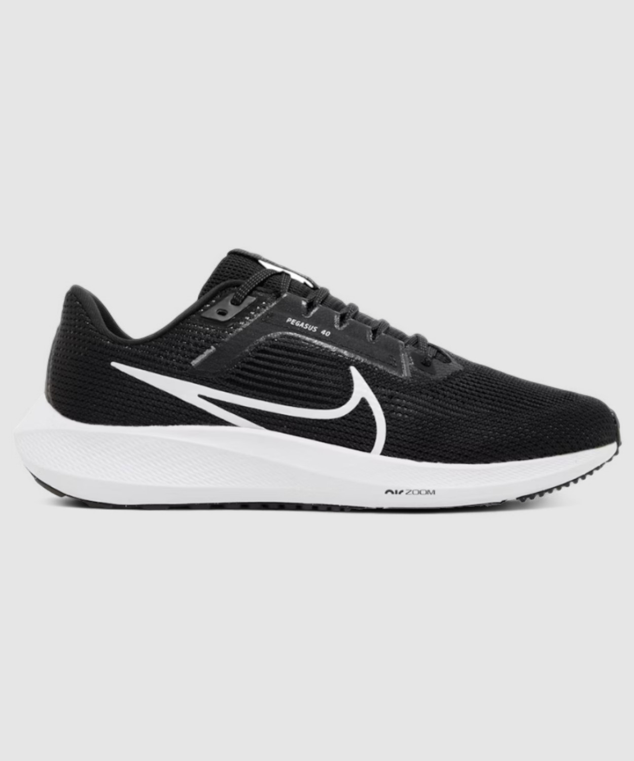 Image of NIKE AIR ZOOM PEGASUS 40 Running Shoes For Men (Black , 8)