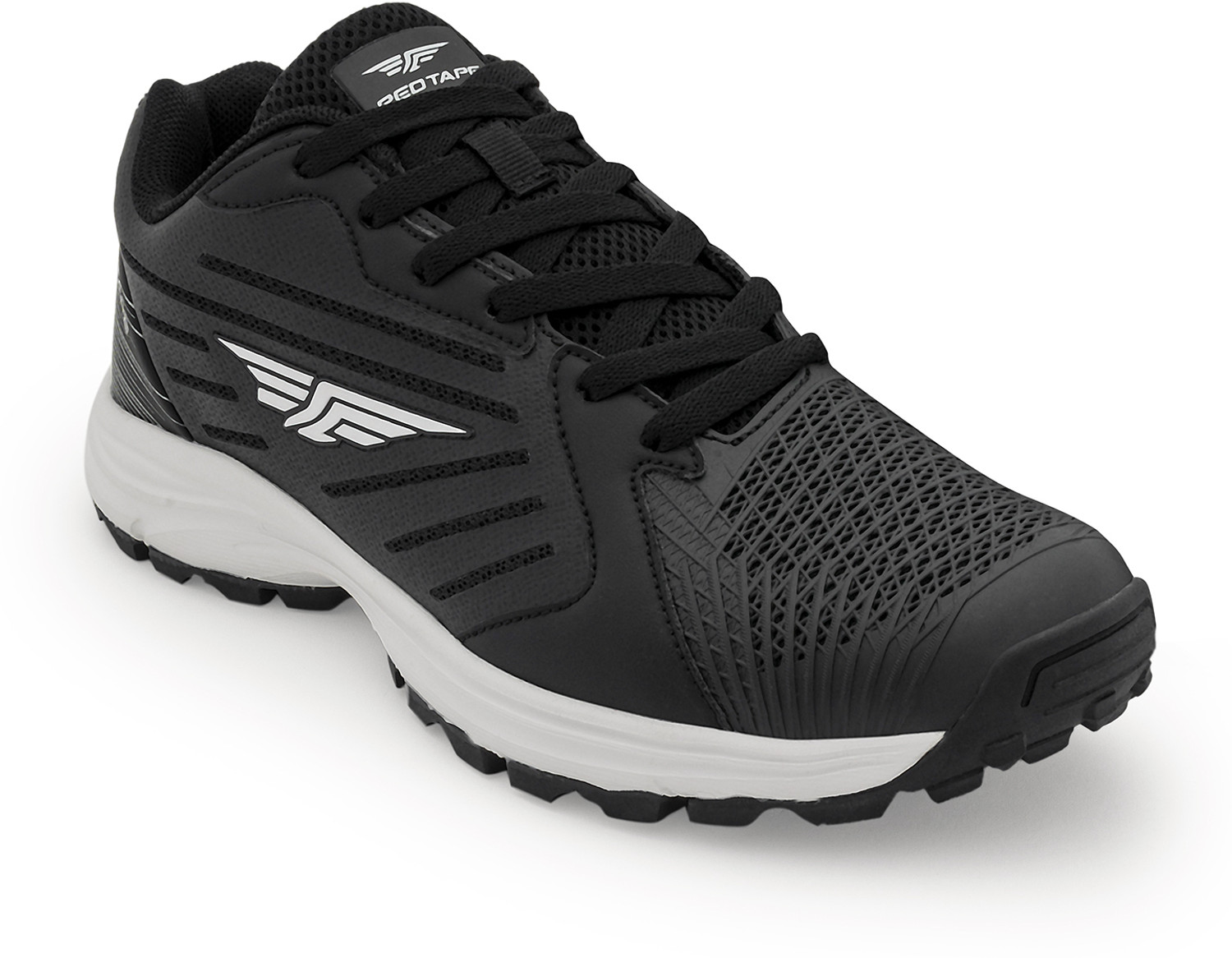 Image of RED TAPE Performance Cricket Shoes | Shock Absorption, Agile Movement, Superior Support Cricket Shoes For Men (White , 10)