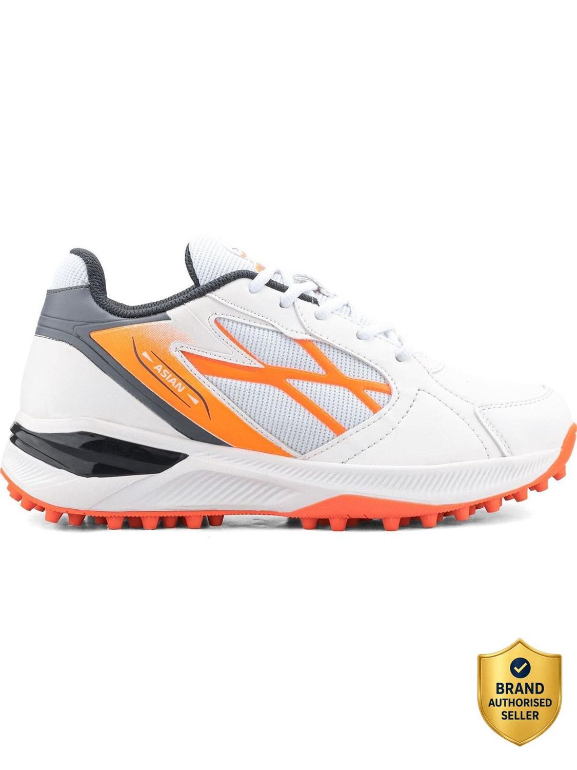 Image of RED TAPE Performance Cricket Shoes | Shock Absorption, Agile Movement, Superior Support Cricket Shoes For Men (White , 10)