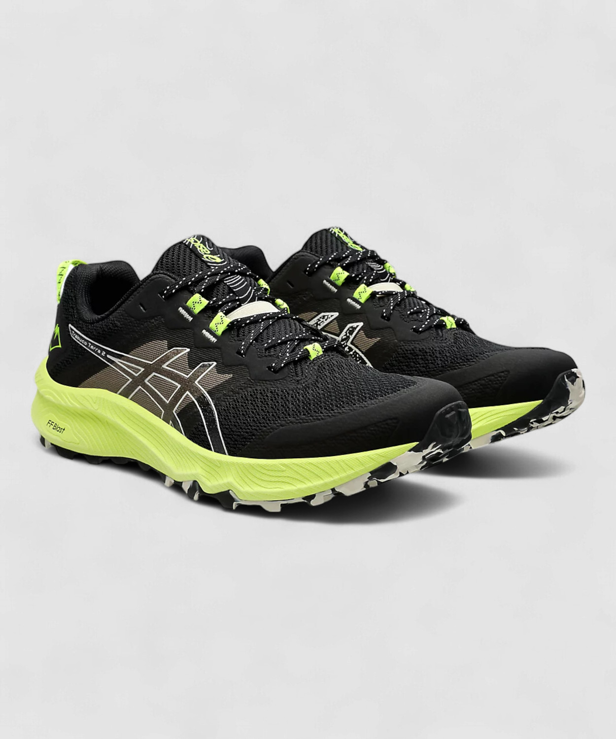 Image of Asics Trabuco Terra 2 Running Shoes For Men (Black , 7)