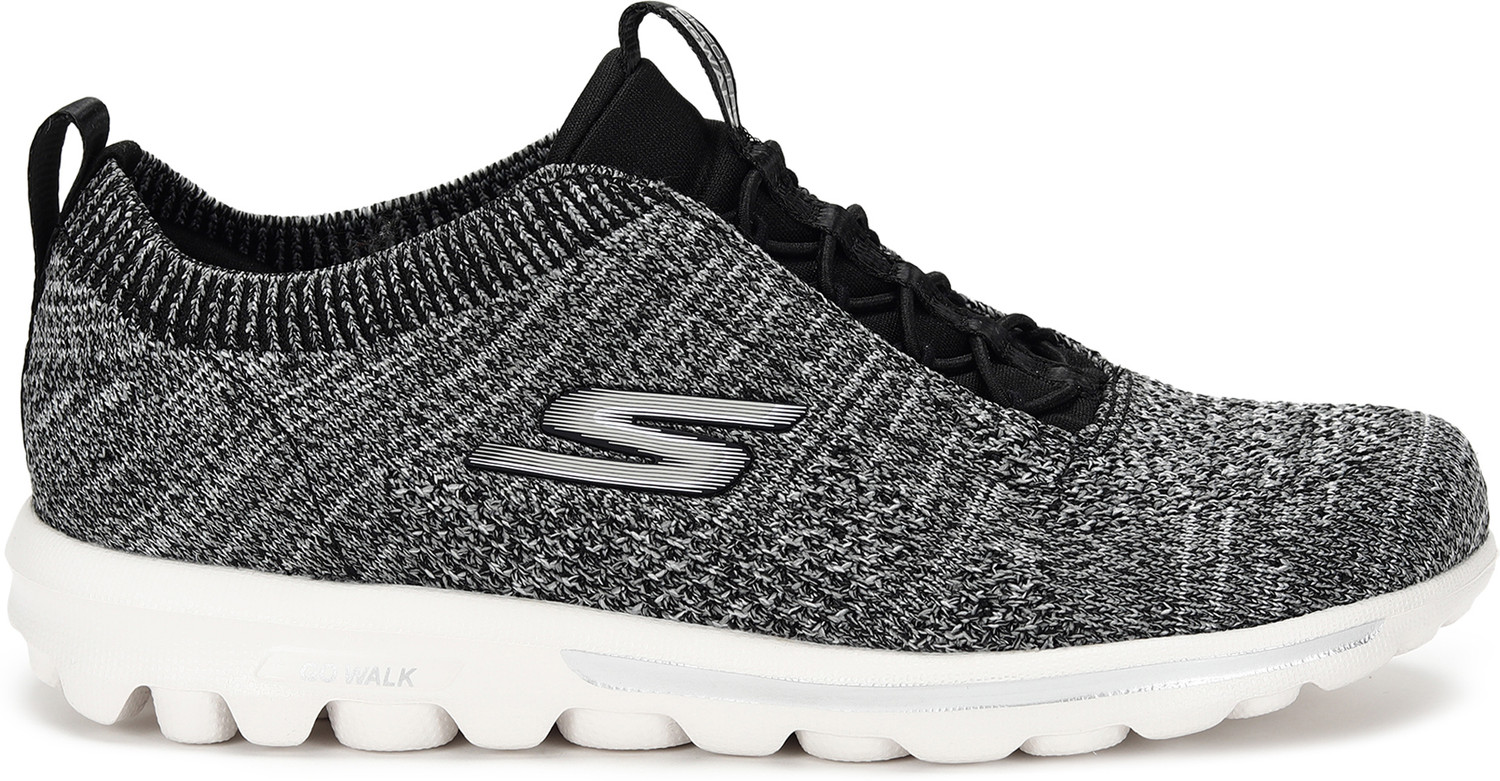 Skechers GO WALK TRAVEL RAD Walking Shoes For Women Black