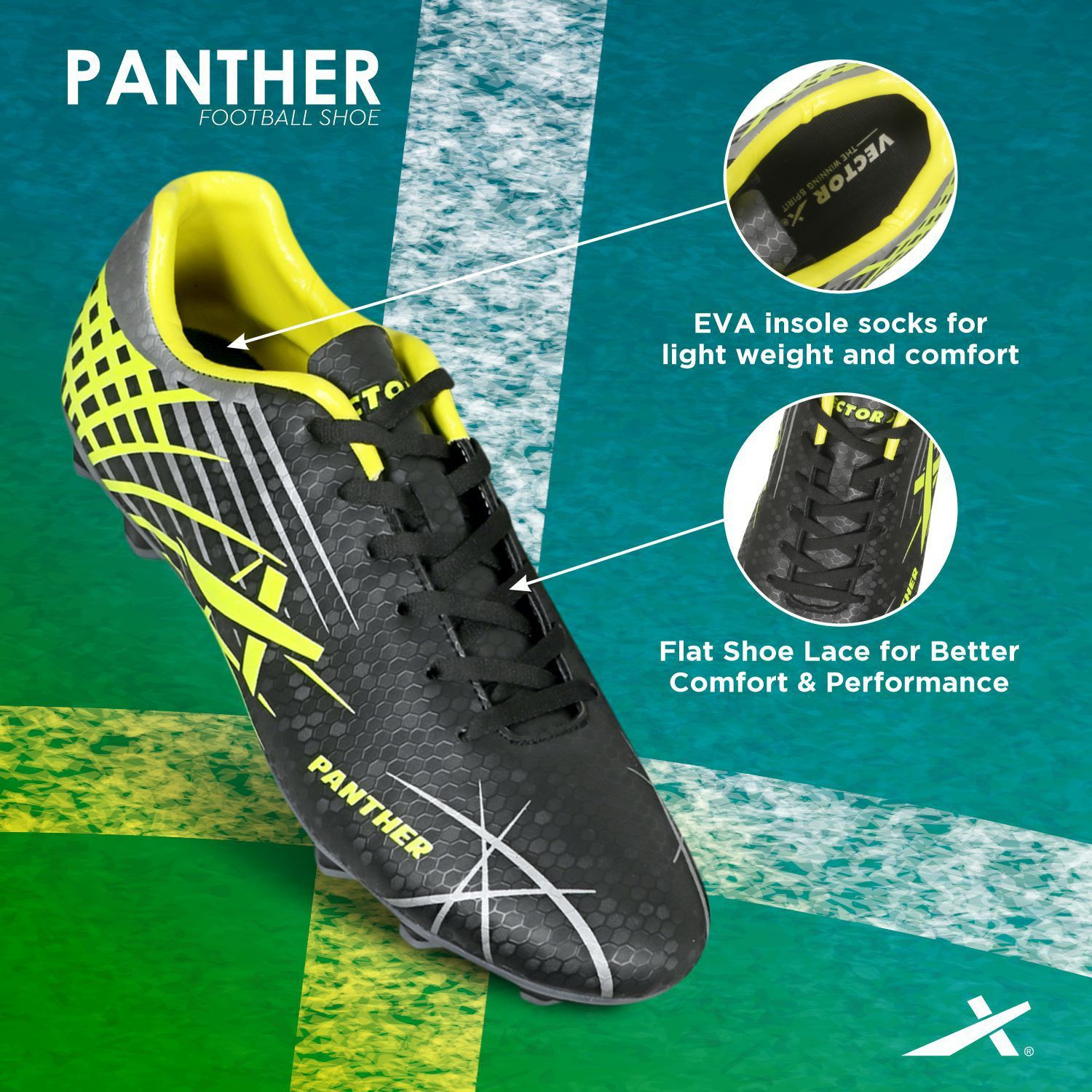 Image of VECTOR X Panther Football Shoes For Men