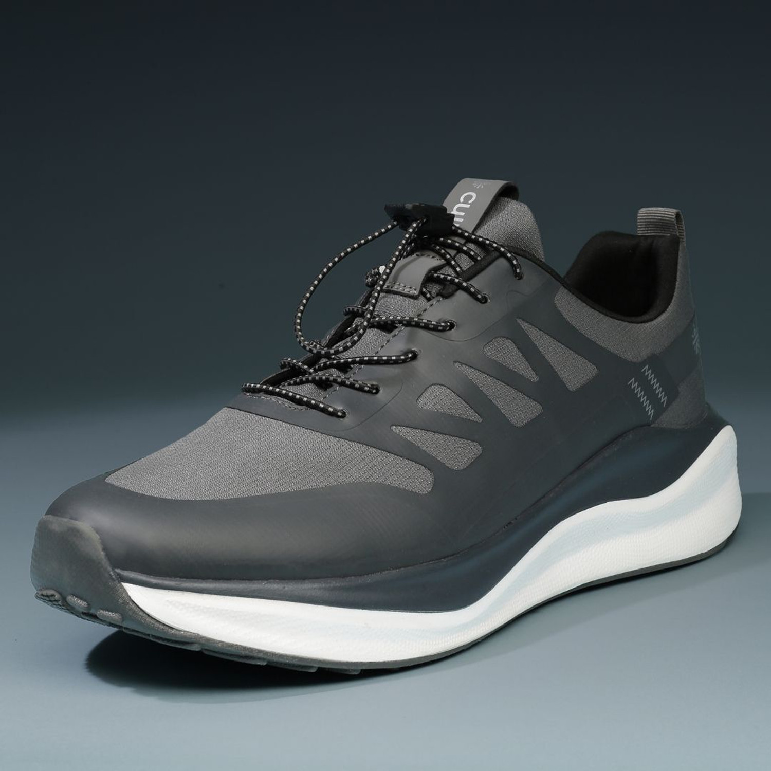 Image of Cult Vadyr Running Shoes Breathable Mesh Upper Enhanced Cushioning Superior Grip Running Shoes For Men (Grey , 6)