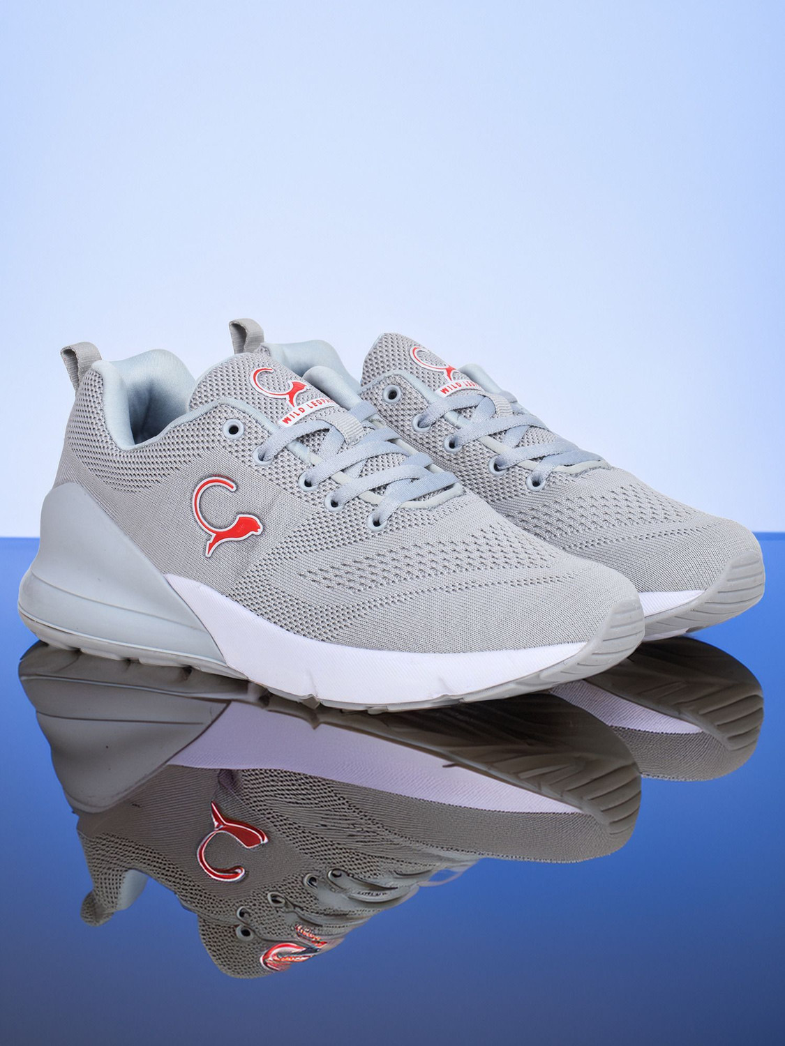 Image of CLYMB SURI GREY BLUE Walking /Outdoor /Gym & Traning Running Shoes For Men Outdoors For Men (Grey , 7)
