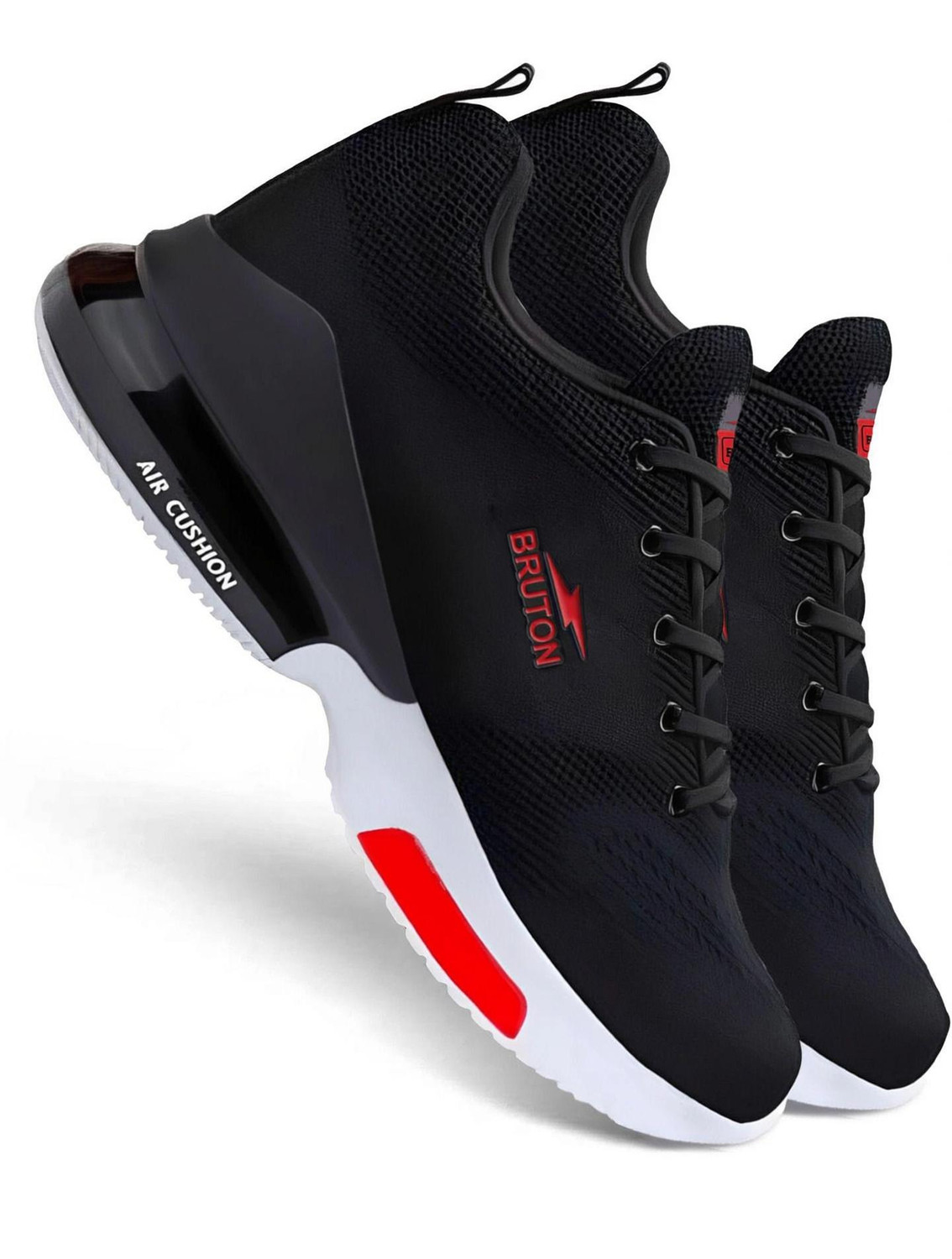 Image of World Wear Footwear Premium Sports , Trending , Stylish Running Shoes For Men (Black, Green , 8)