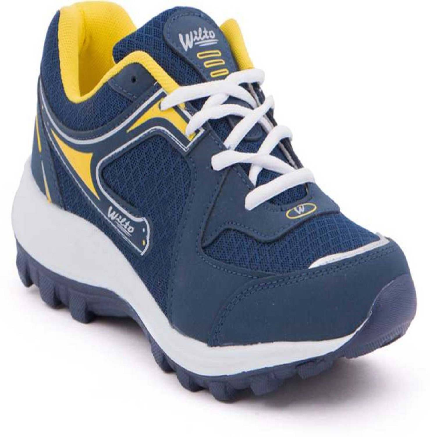 Image of asian Asian Bullet-13 sports shoes for men | Stylish Casual sport shoes for men | running shoes for boys | Lace up Lightweight yellow shoes for running, walking, gym, trekking, hiking & party For Men (Navy, Yellow , 8)