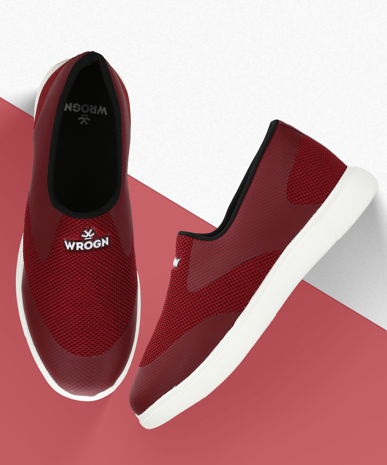 Wrogn slip on sneakers on sale