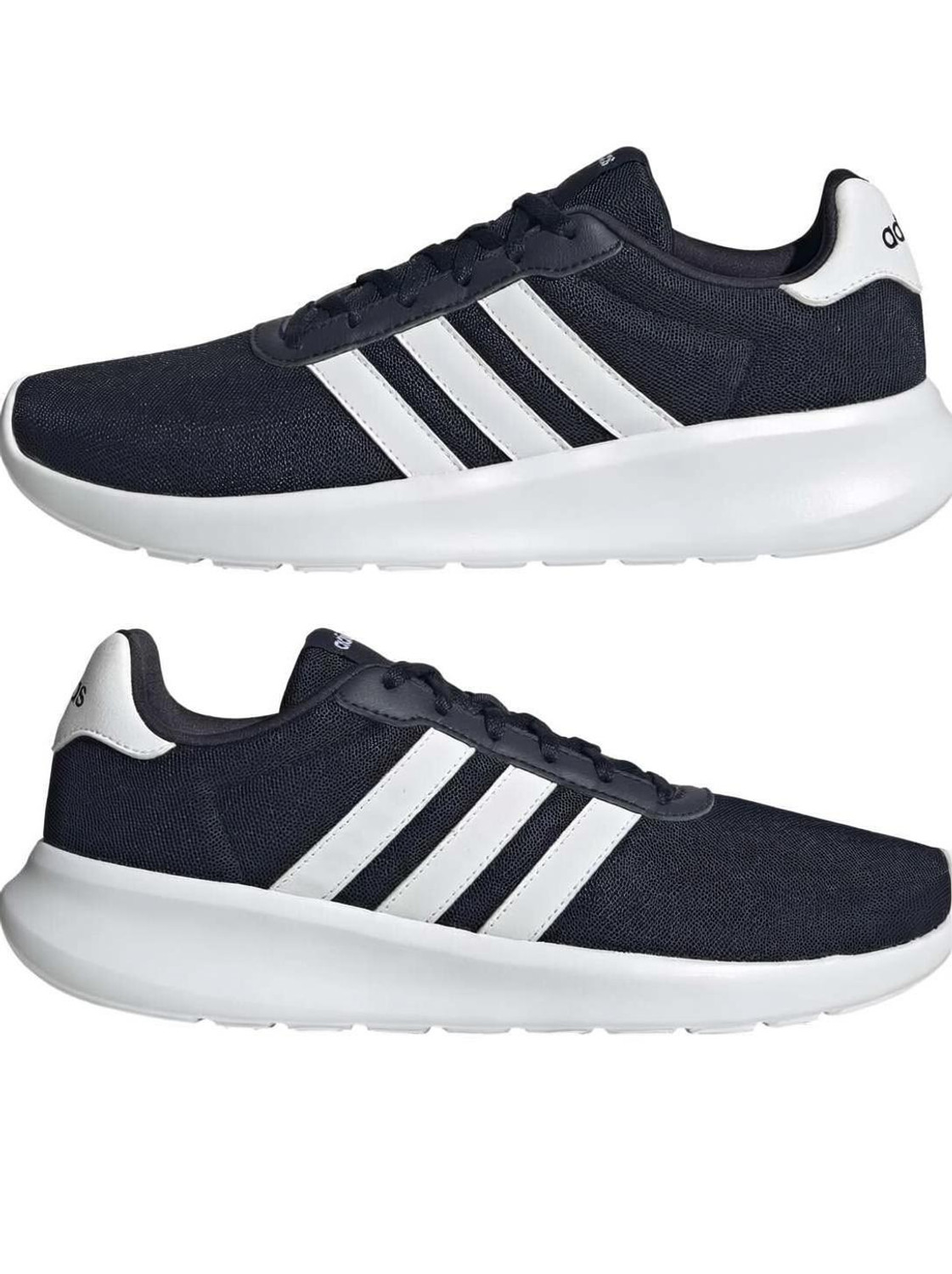 Image of ADIDAS LITE RACER 3.0 Running Shoes For Men (Black , 12.5)
