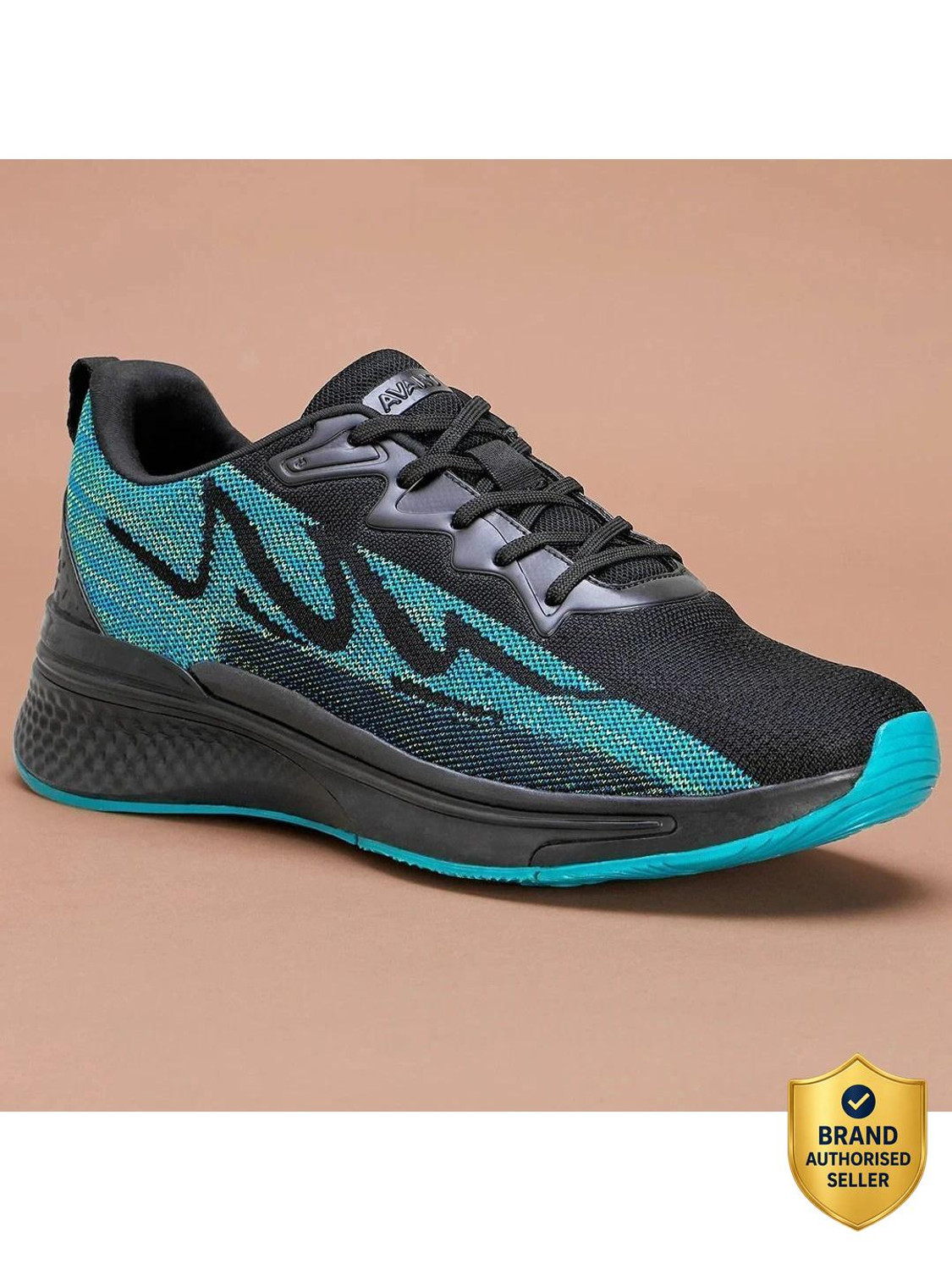 Image of AVANT Spectrum Running and Training Shoes-Superior Traction,Anti Skid, Lightweight Running Shoes For Men (Black, Blue , 11)