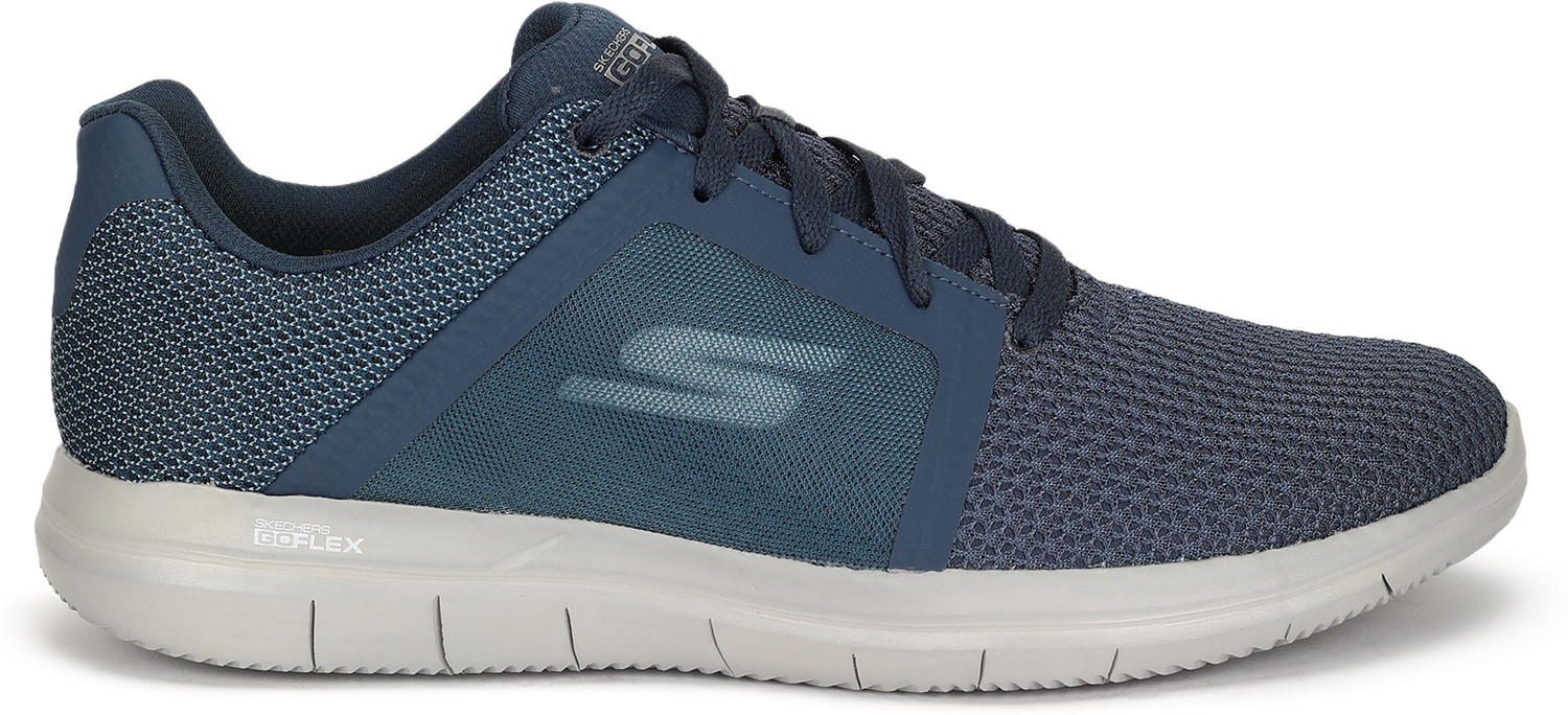 Skechers Go Flex 2 Walking Shoes For Men Blue Price History