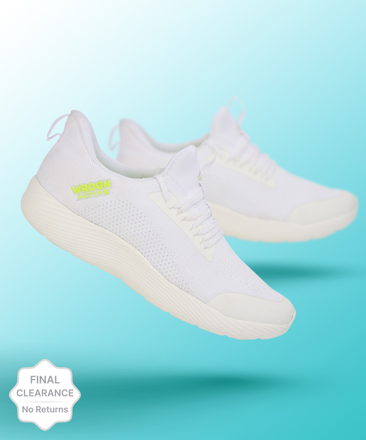Wrogn shoes white clearance