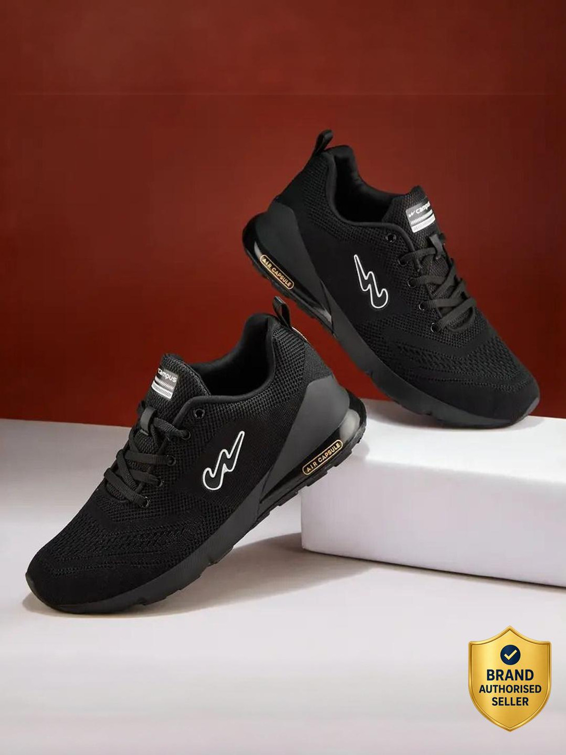 NORTH PLUS Running Shoes For Men  (Black)