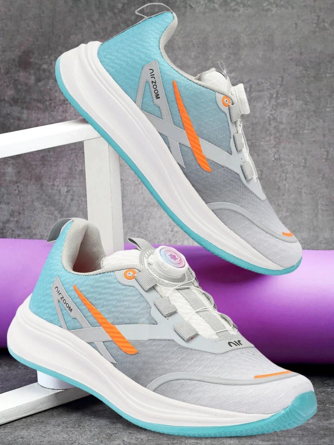 Image of CLYMB SURI GREY BLUE Walking /Outdoor /Gym & Traning Running Shoes For Men Outdoors For Men (Grey , 7)