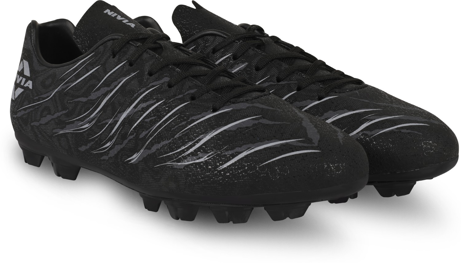 Buy Men's NIVIA Airstrike Black Football shoes Online | Centrepoint Qatar