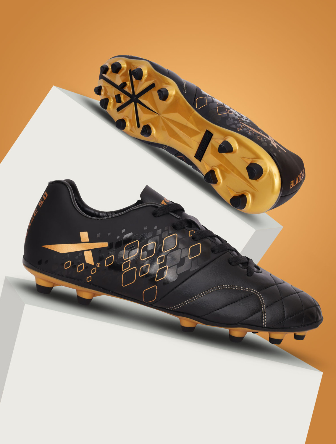 VECTOR X Blaze 5.0 Football Shoes For Men Gold Price History