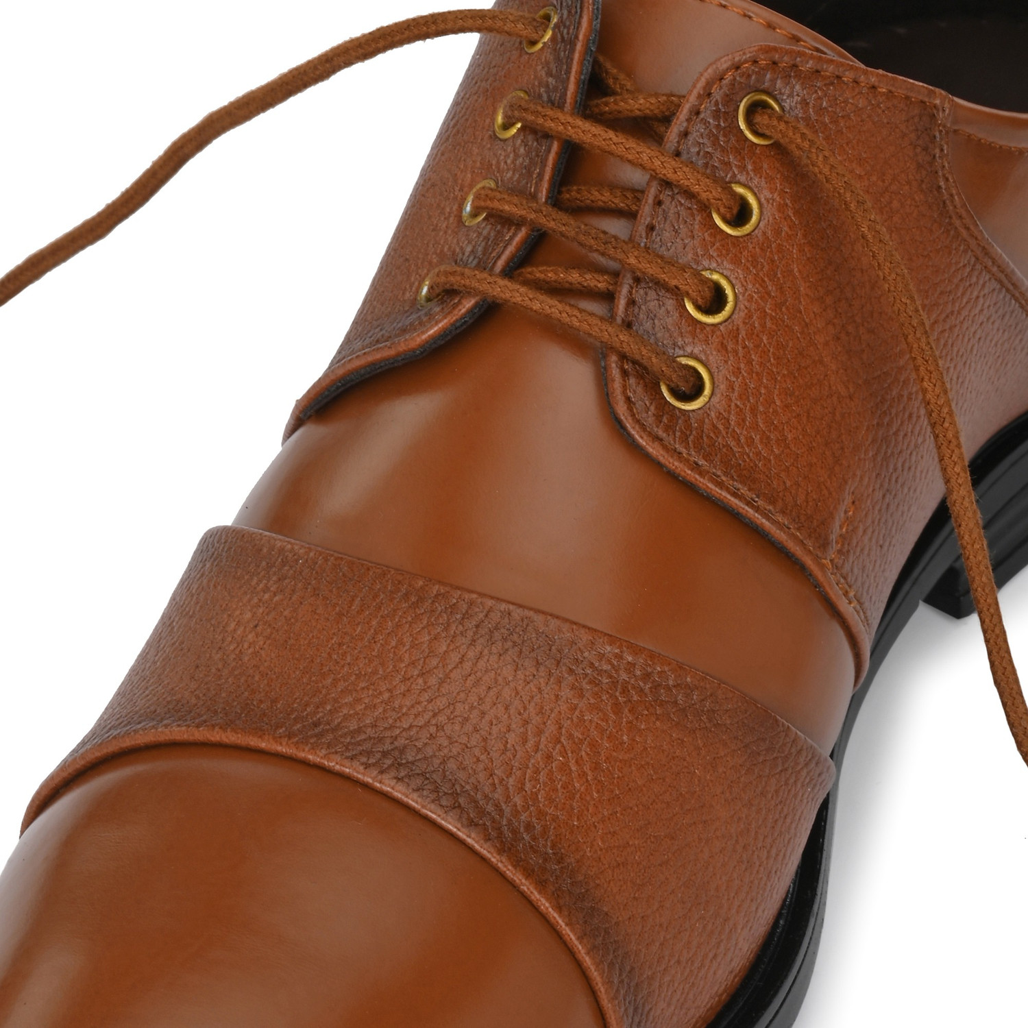 Image of PROVOGUE PR20021 Lightweight Formal Shoe|Soft Cushion Comfort|Easy LaceUp|Daily Wear Derby For Men