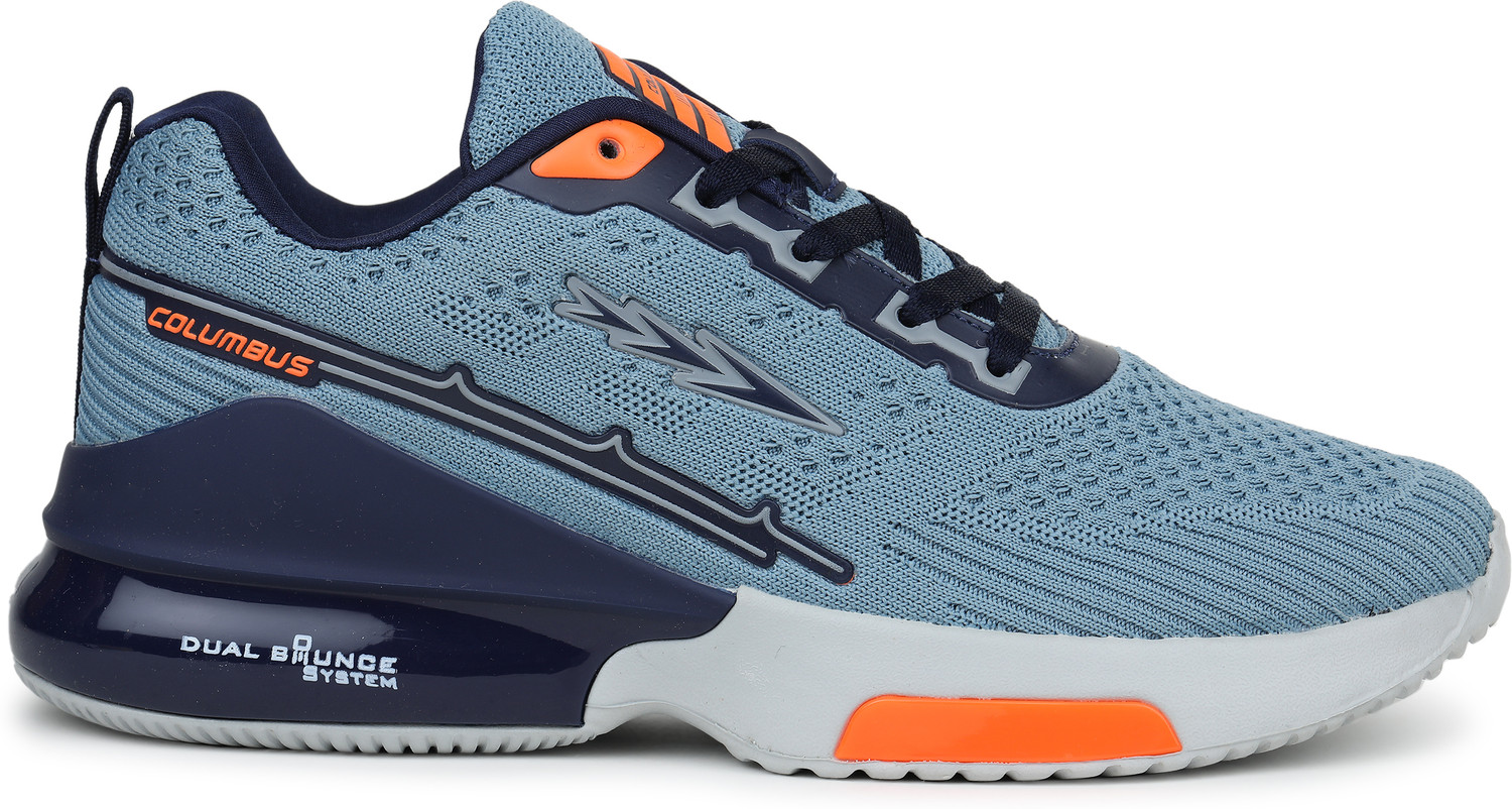 Image of COLUMBUS Sports Shoes for Men's-Running,Walking,Gym,Comfort - Pista /Navy Running Shoes For Men