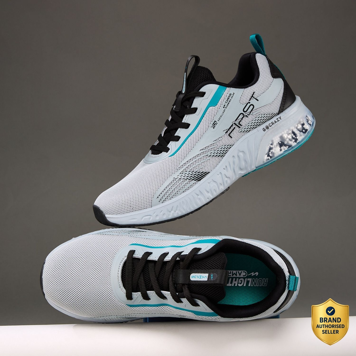 FIRST Running Shoes For Men  (Grey)