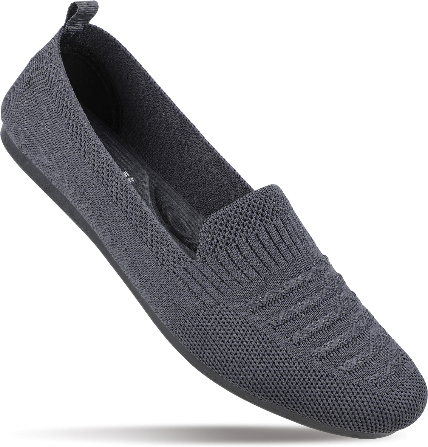 Image of FootStation Alia Slip On Sneakers For Women (Grey , 8)
