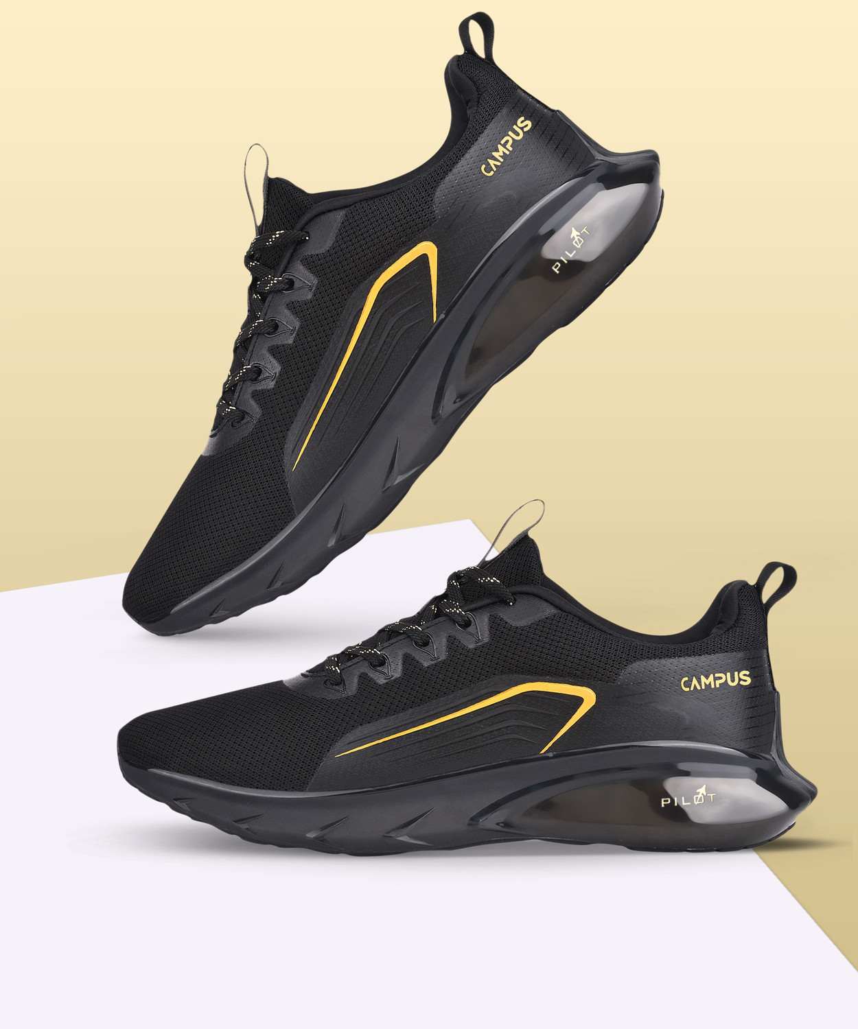CAMPUS DREAMPLEX Walking Shoes For Men Black 6 Price History