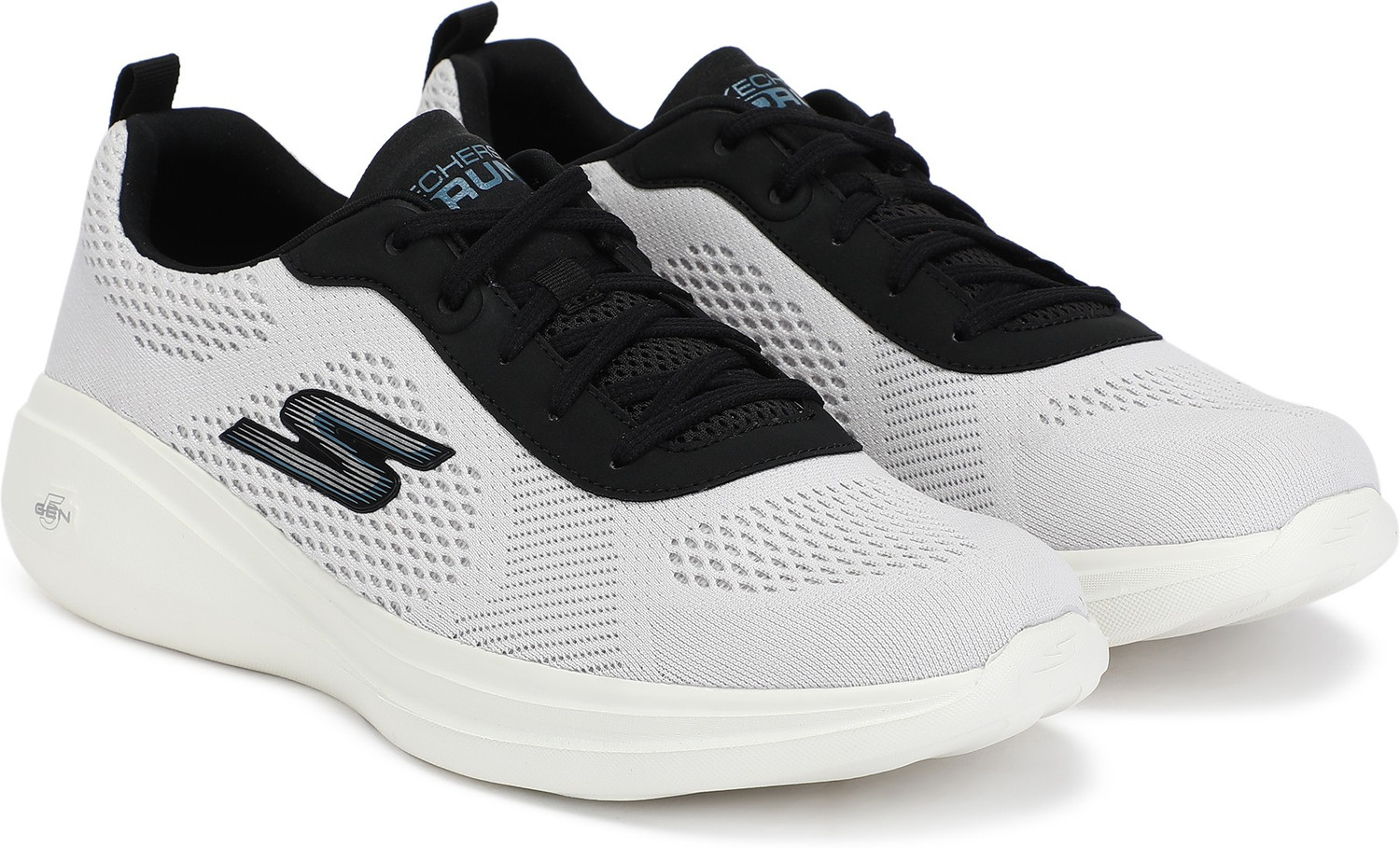 Skechers GO RUN FAST QUAKE Running Shoes For Men Black Price