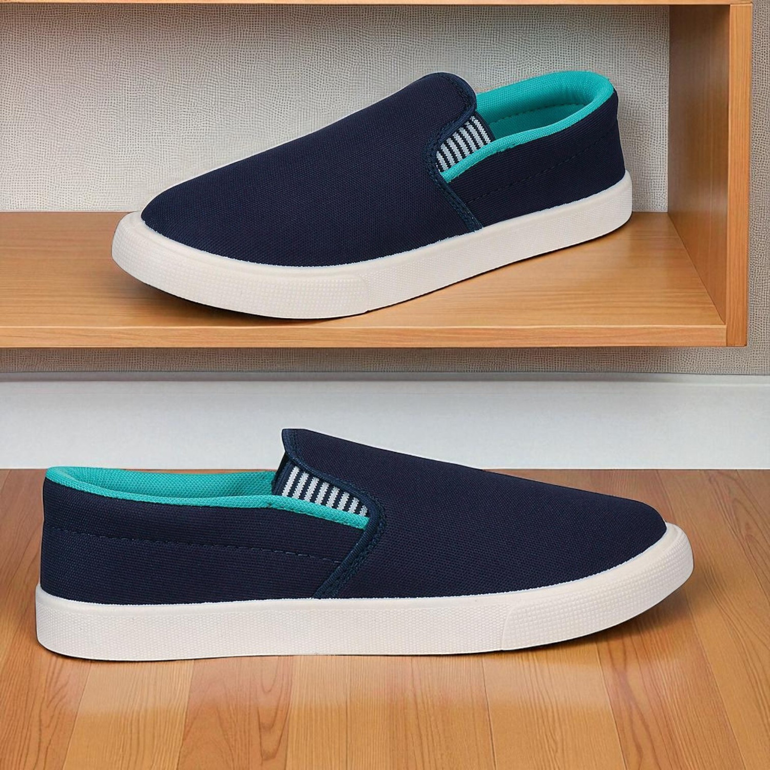 Image of Free Kicks FK-201 Lightweight Casuals For Men (Blue , 9)