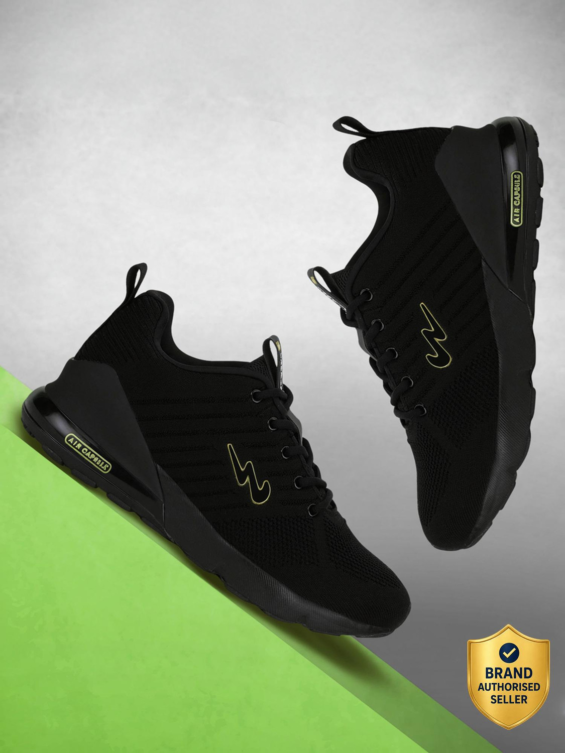 MIKE PRO Running Shoes For Men  (Black)